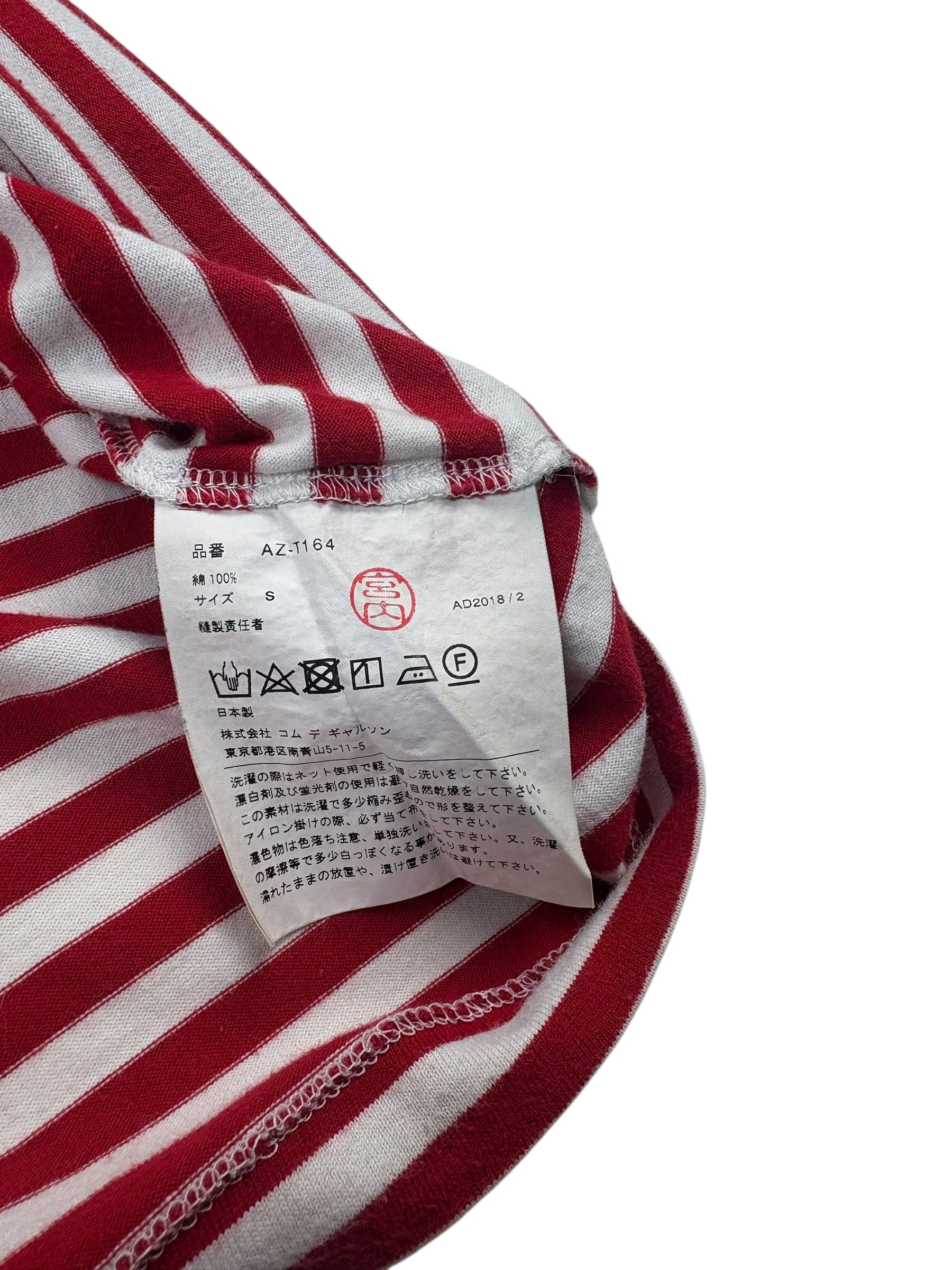 Comme des Garçons PLAY Stripe LS Tee