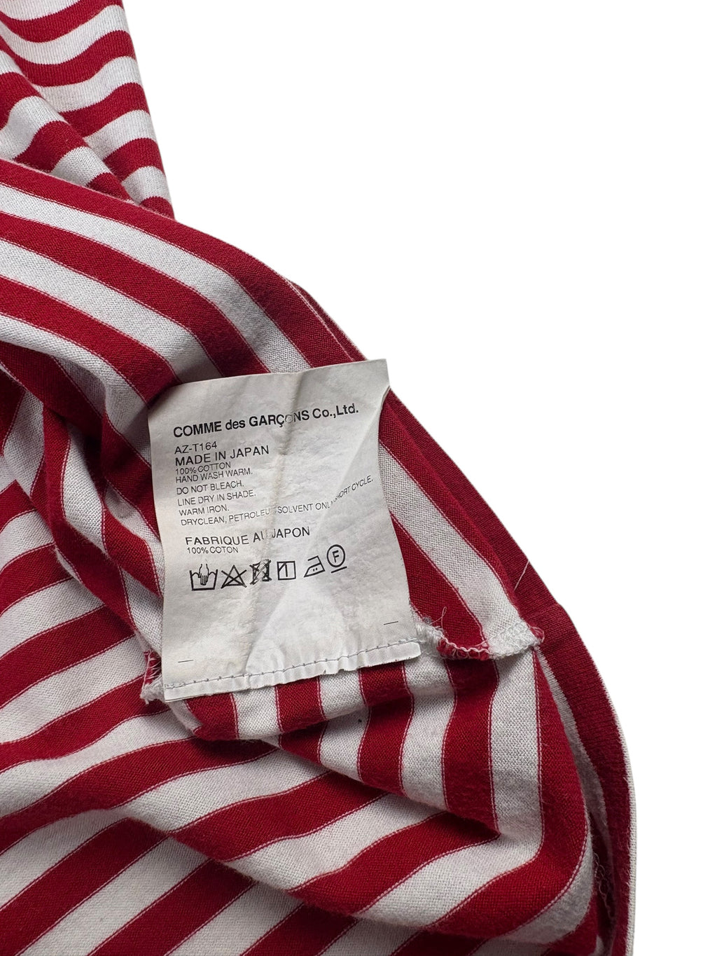 Comme des Garçons PLAY Stripe LS Tee