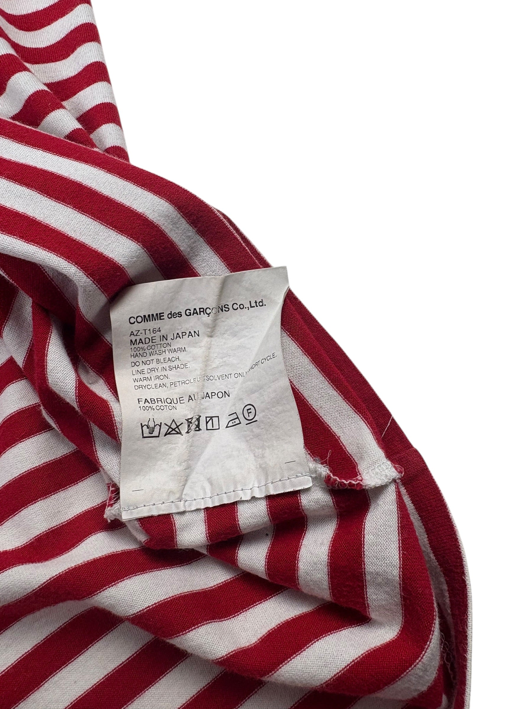 Comme des Garçons PLAY Stripe LS Tee