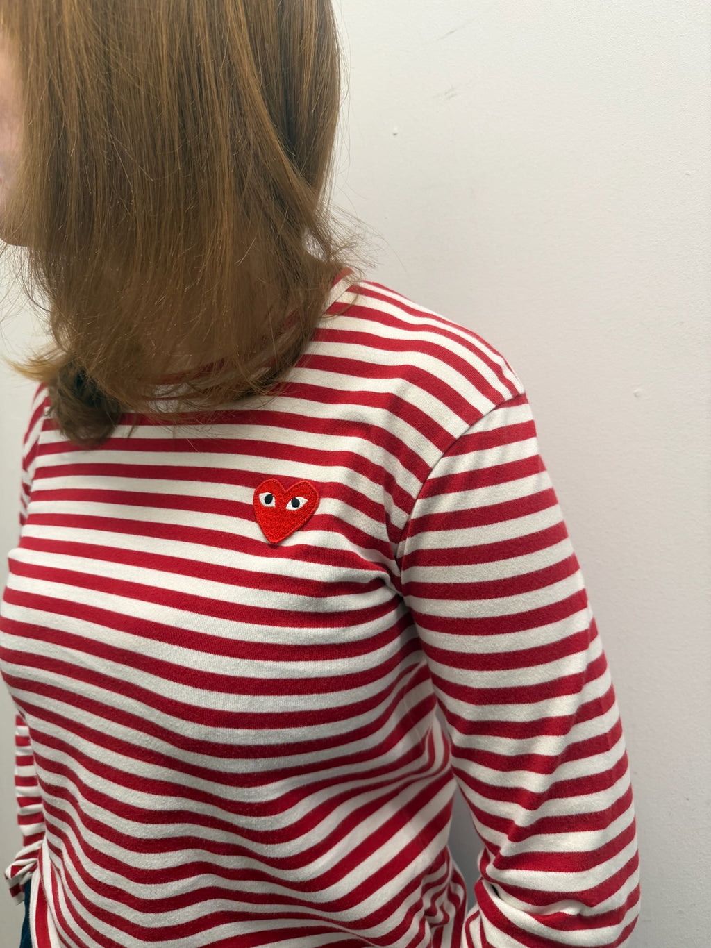 Comme des Garçons PLAY Stripe LS Tee