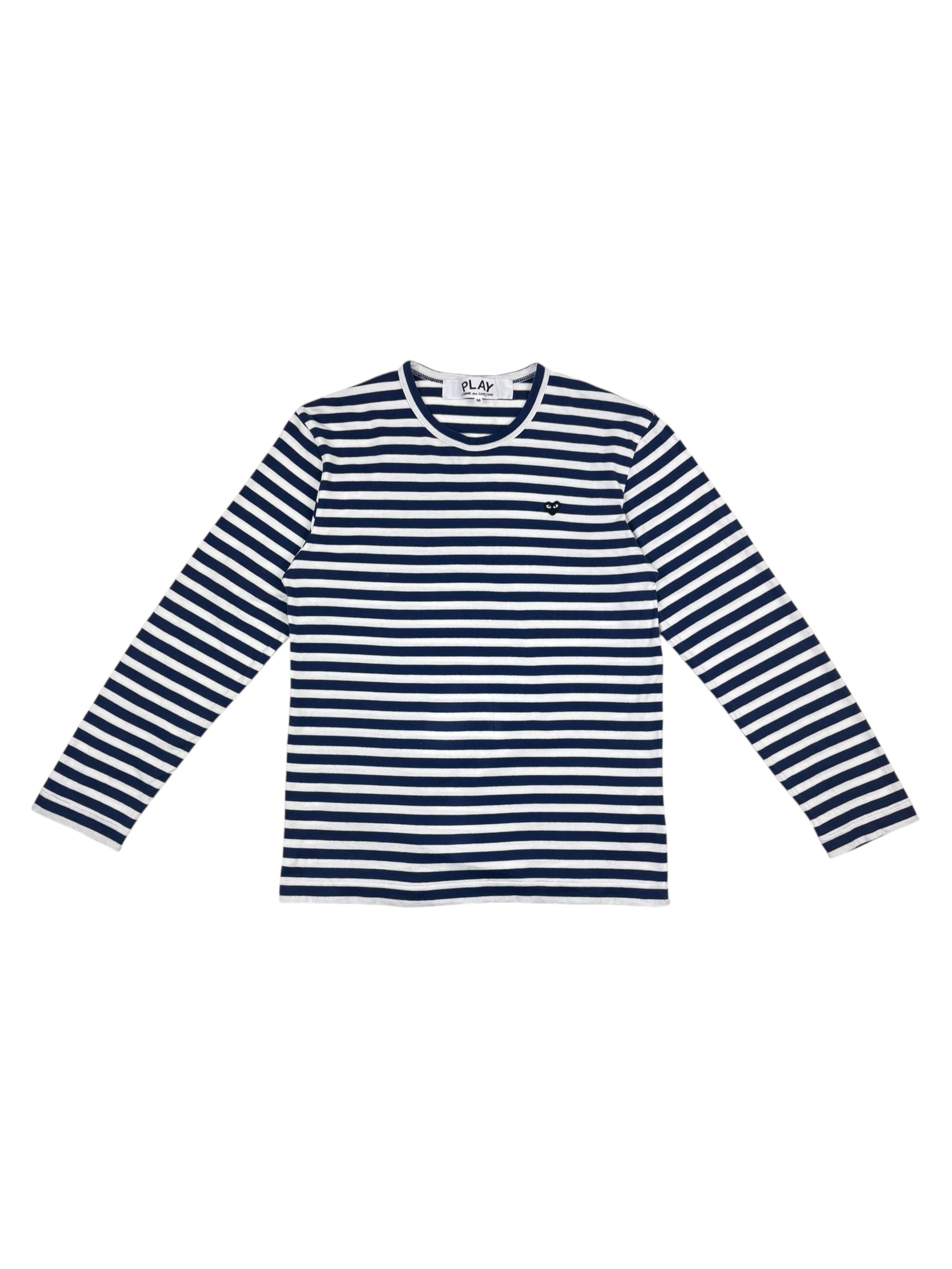 Comme des Garçons PLAY Stripe LS Tee
