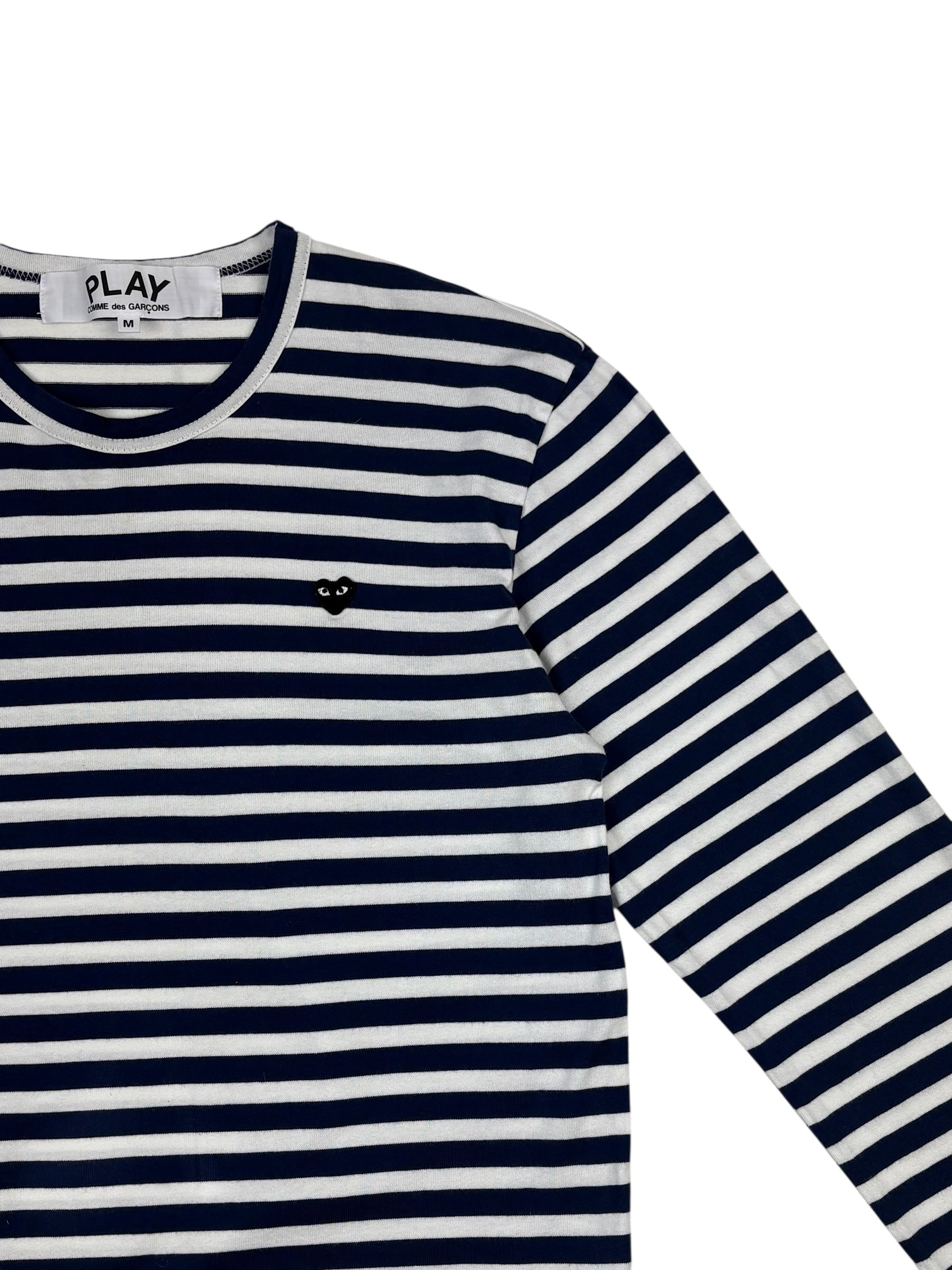 Comme des Garçons PLAY Stripe LS Tee – RE:BOURN