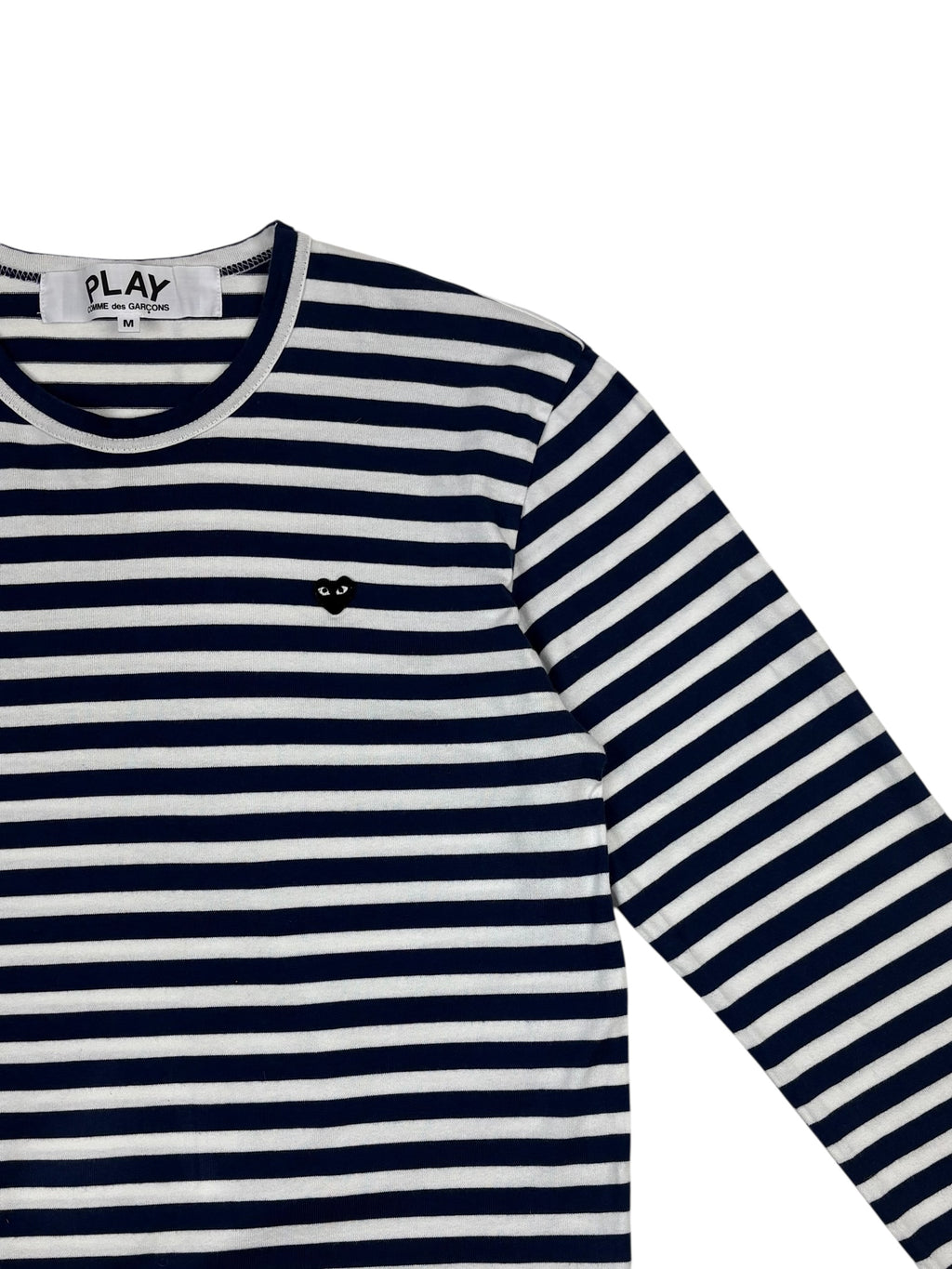 Comme des Garçons PLAY Stripe LS Tee