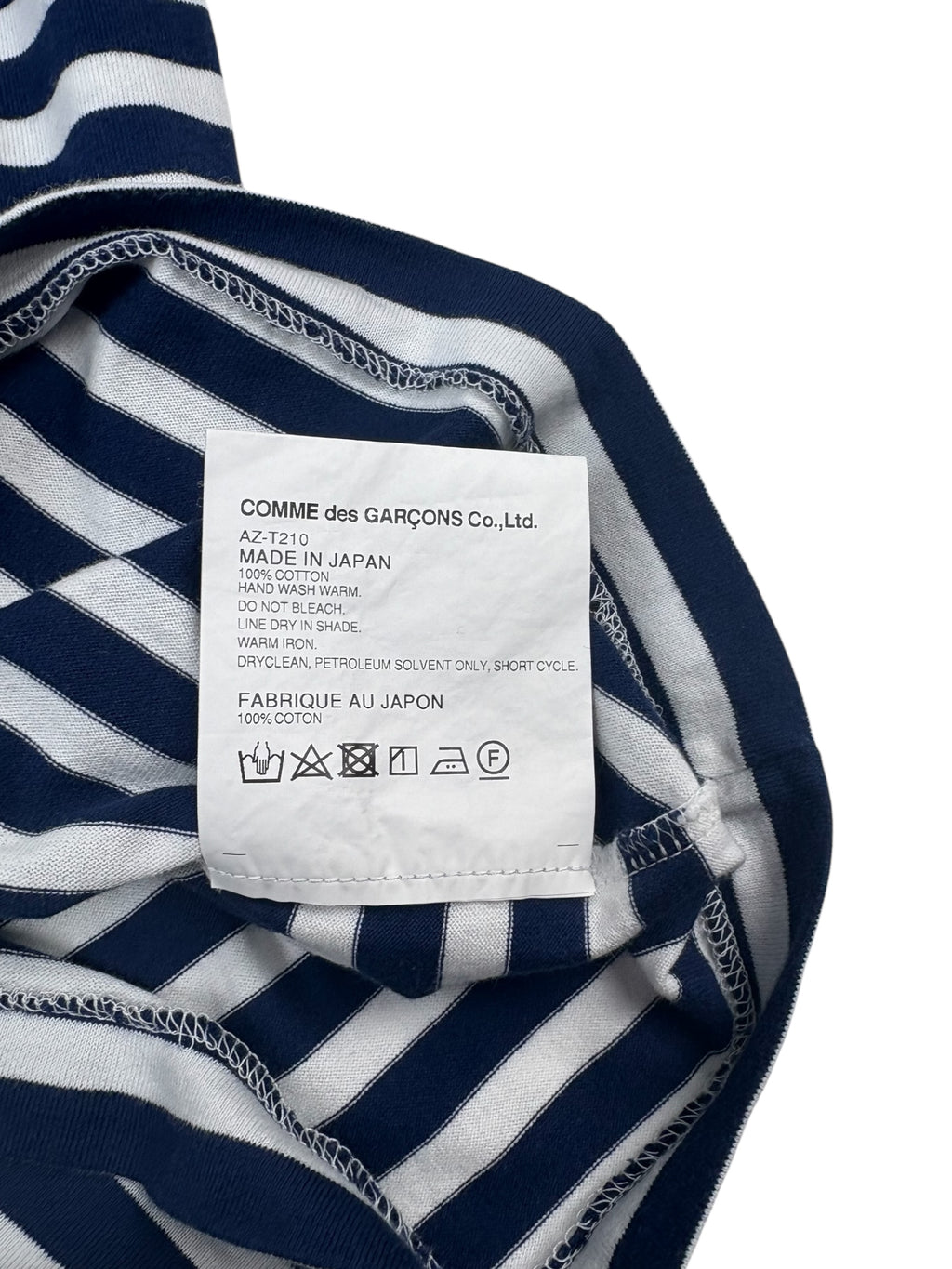 Comme des Garçons PLAY Stripe LS Tee