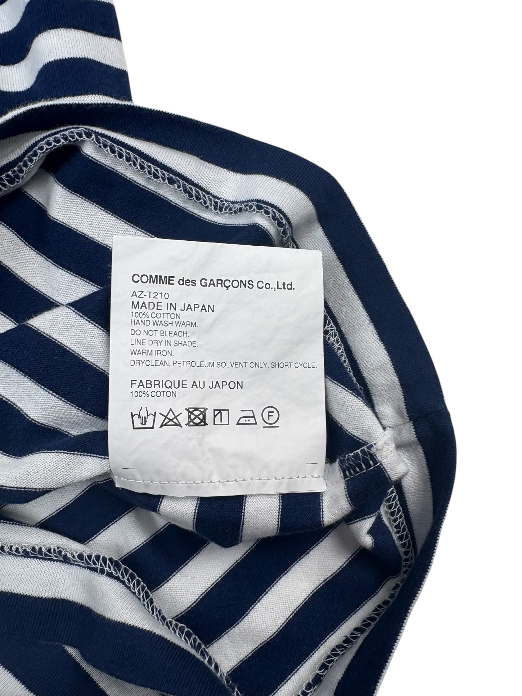 Comme des Garçons PLAY Stripe LS Tee