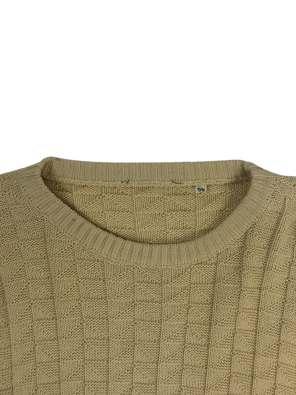 Emporio Armani 1980s Diamond Jacquard Knit
