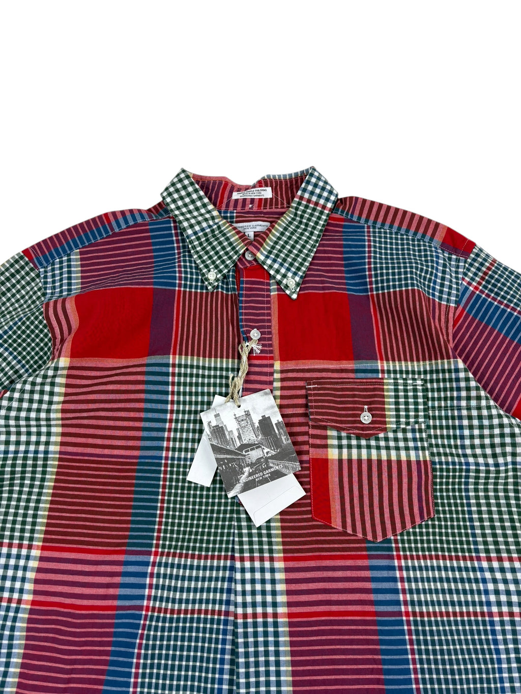 Engineered Garments Big Madras Plaid Popover Shirt