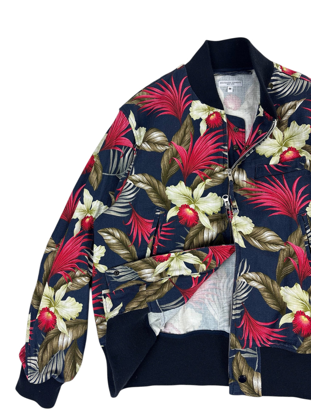 Engineered Garments Hawaiian Floral Aviator Jacket