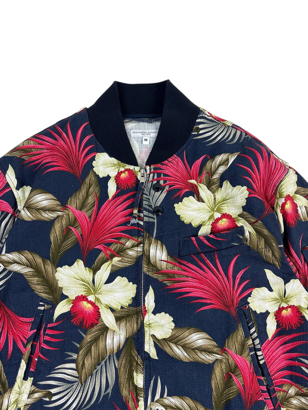 Engineered Garments Hawaiian Floral Aviator Jacket
