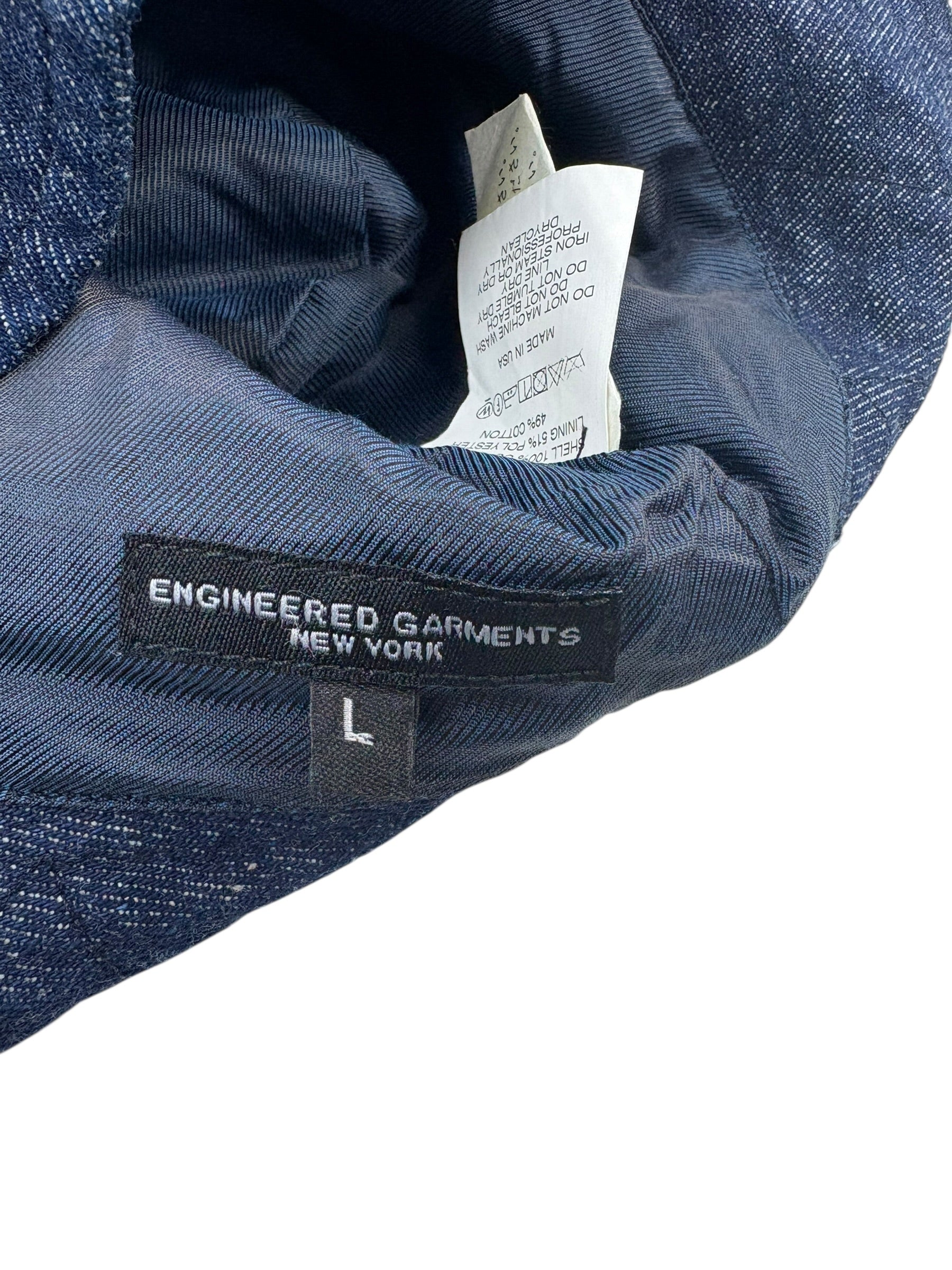Engineered Garments Indigo Denim Bucket Hat