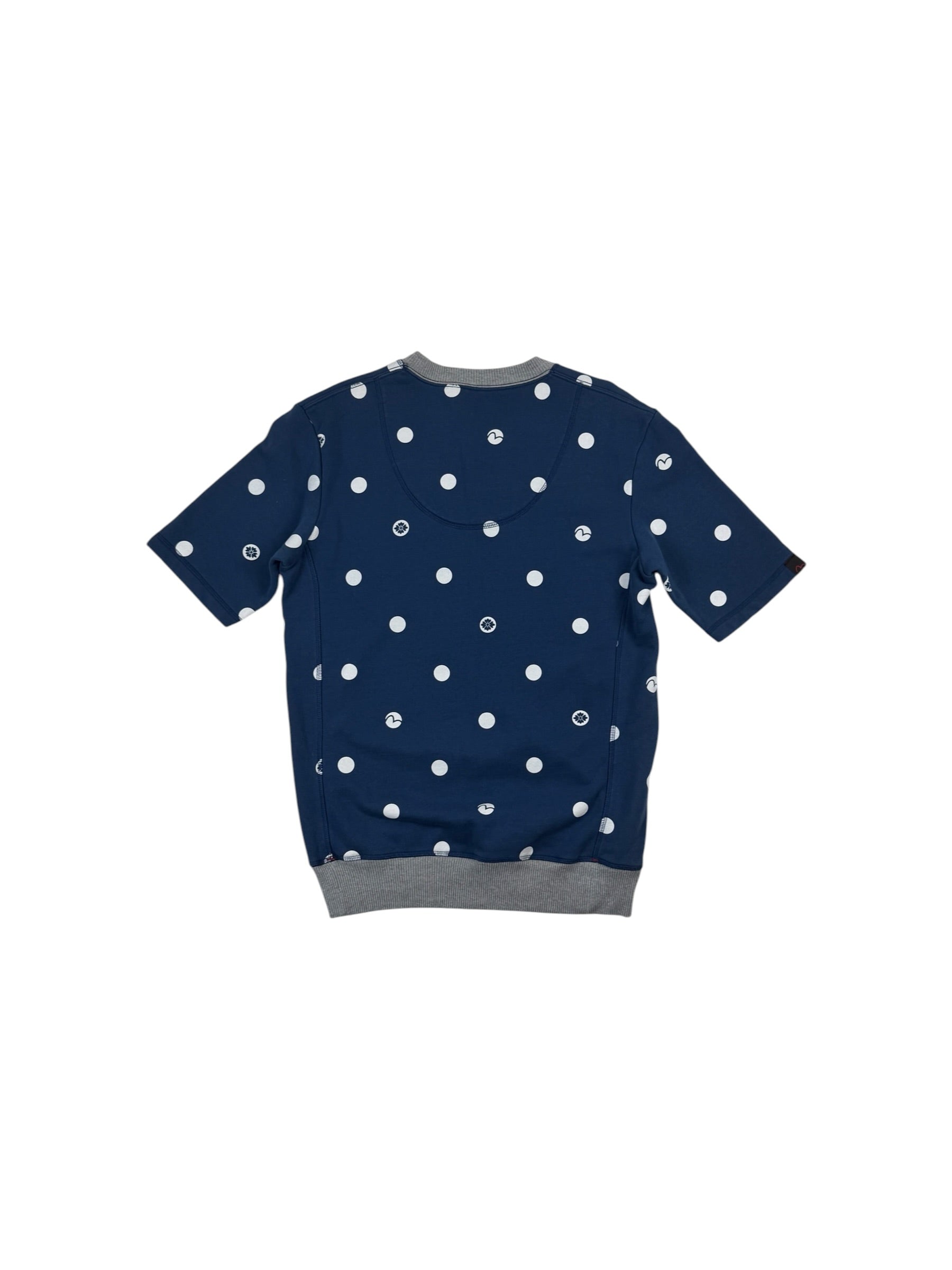 Evisu Genes 2000’s Short Sleeve Polka Dot Sweatshirt