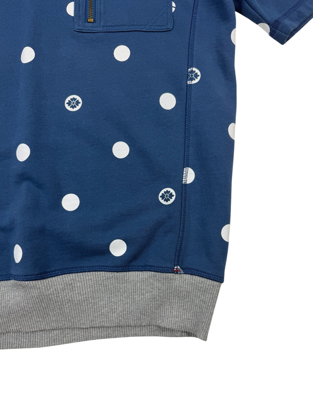 Evisu Genes 2000’s Short Sleeve Polka Dot Sweatshirt