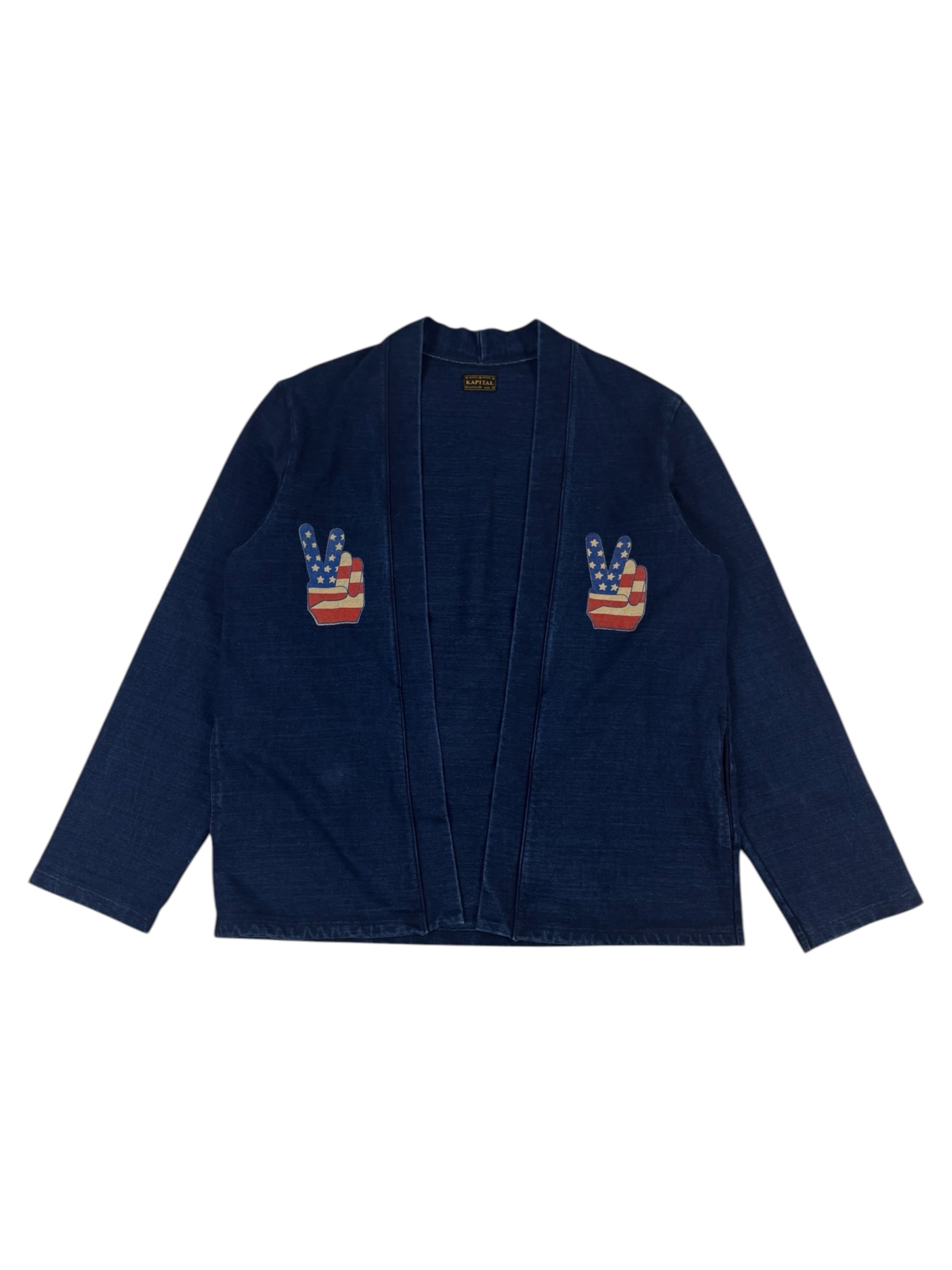 Kapital IDG Degree-Stamped Kakashi Cardigan