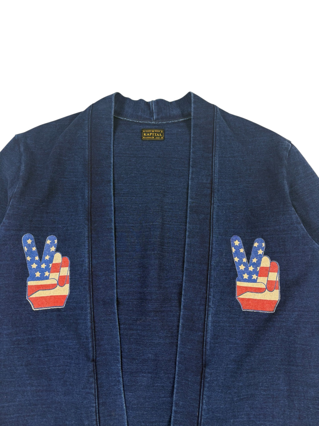 Kapital IDG Degree-Stamped Kakashi Cardigan