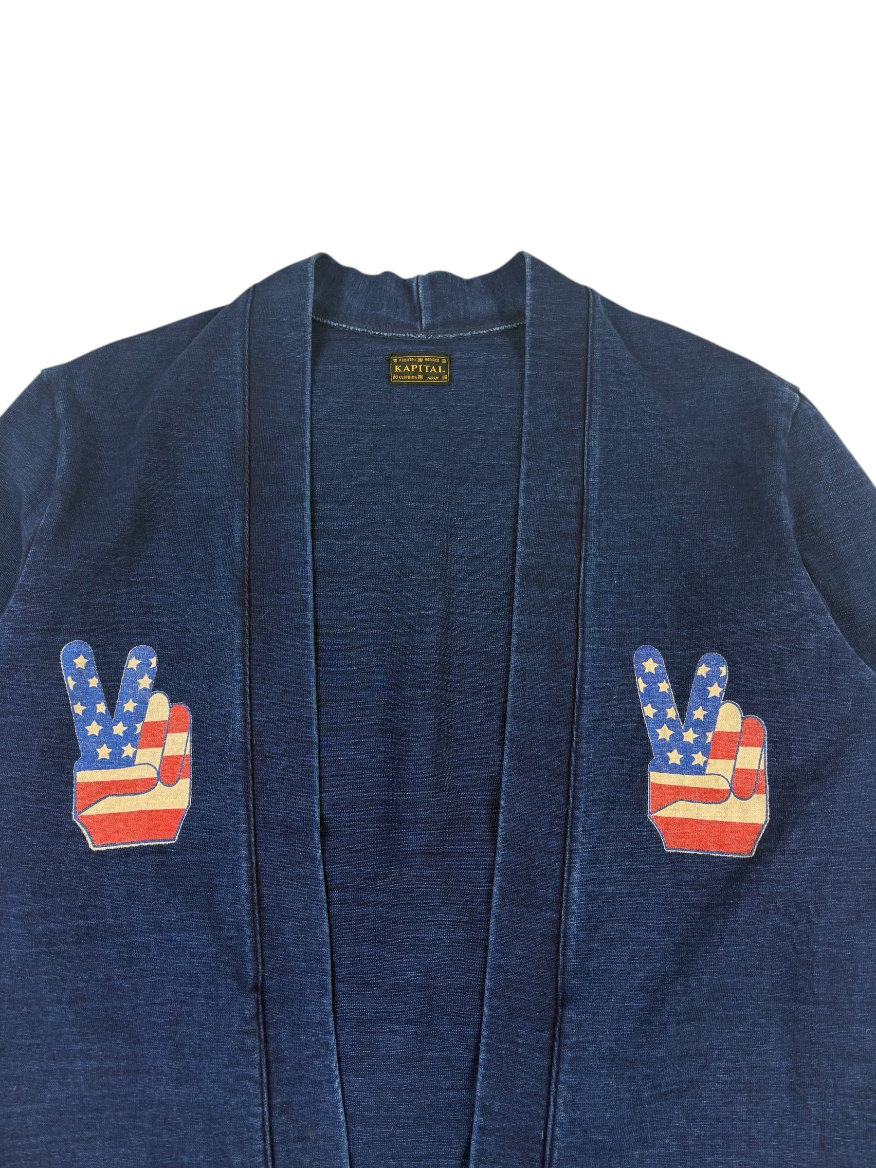 Kapital IDG Degree-Stamped Kakashi Cardigan