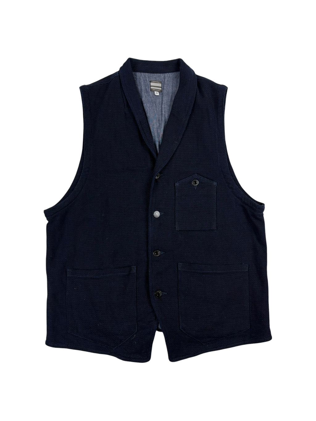 Momotara Jeans Indigo Denim Waistcoat