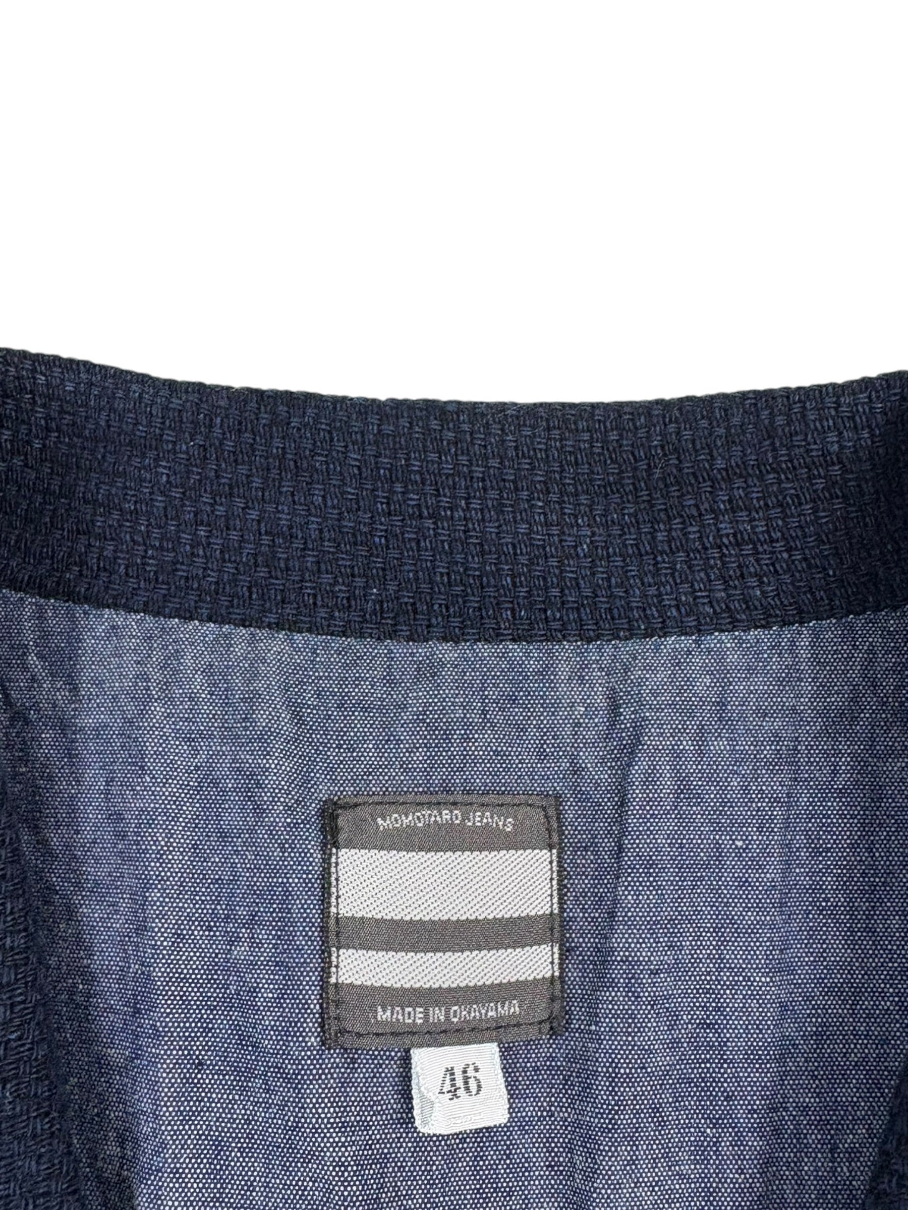 Momotara Jeans Indigo Denim Waistcoat