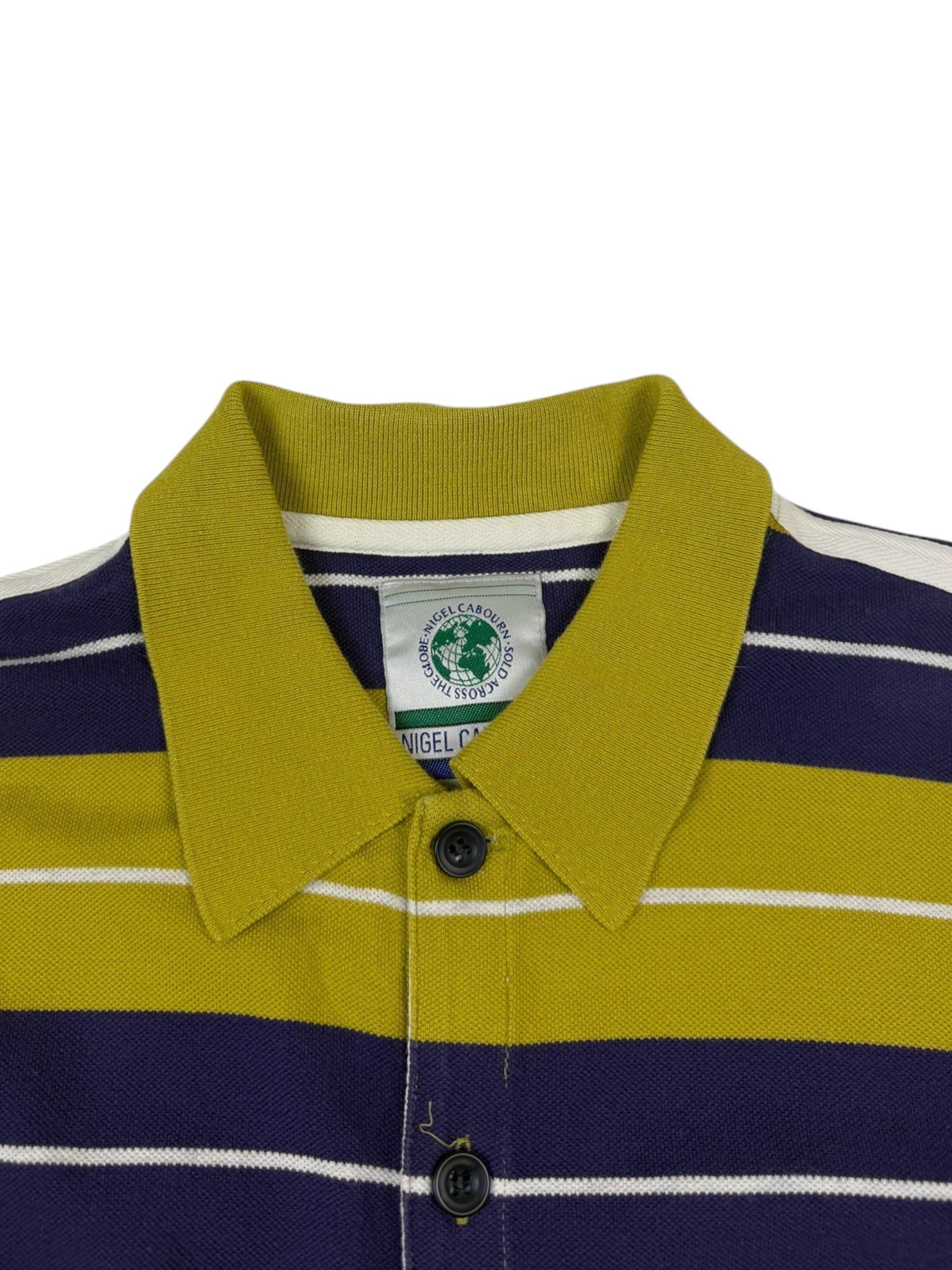 Nigel Cabourn 80s Button Polo Jersey