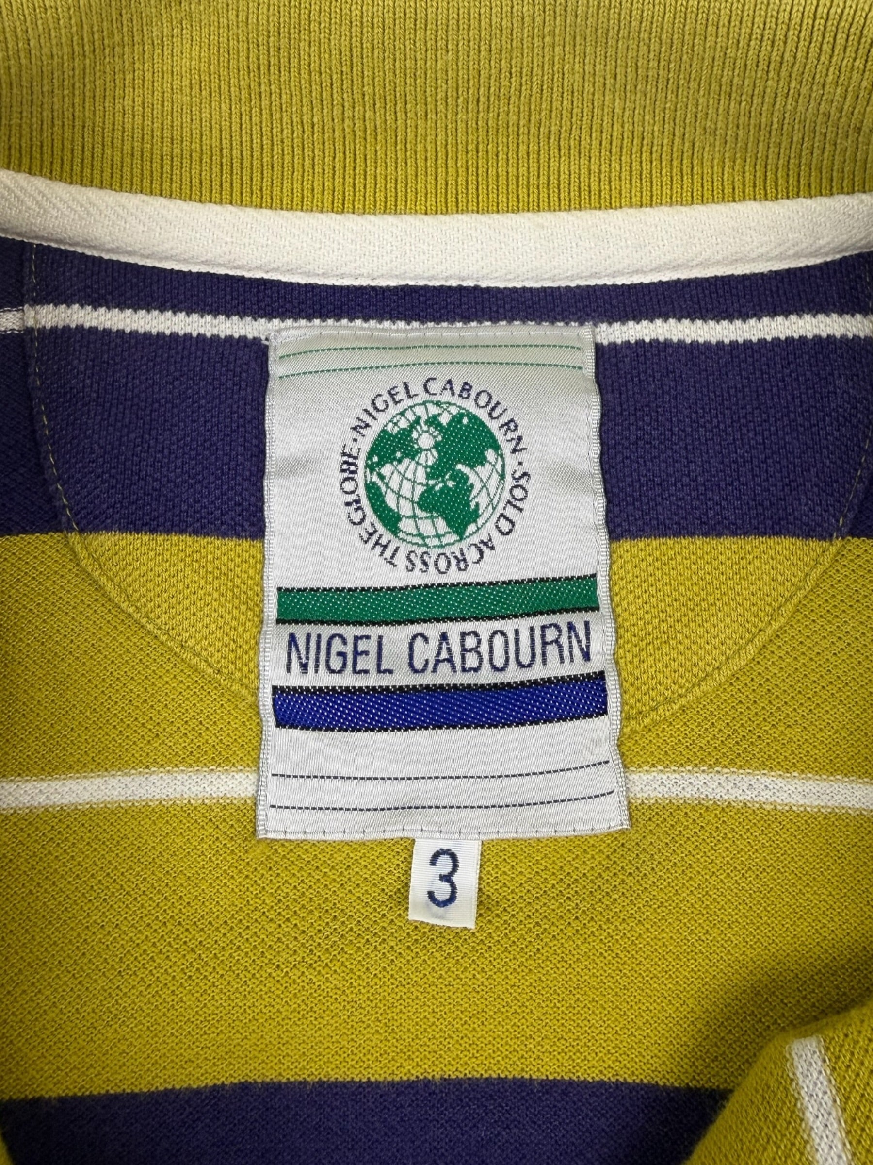 Nigel Cabourn 80s Button Polo Jersey