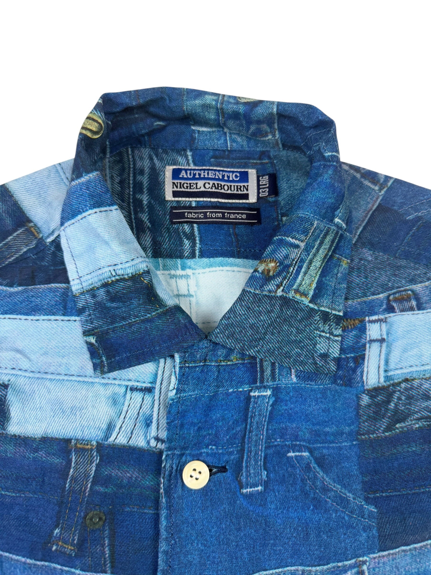 Nigel Cabourn 90s Patchwork Print Shirt
