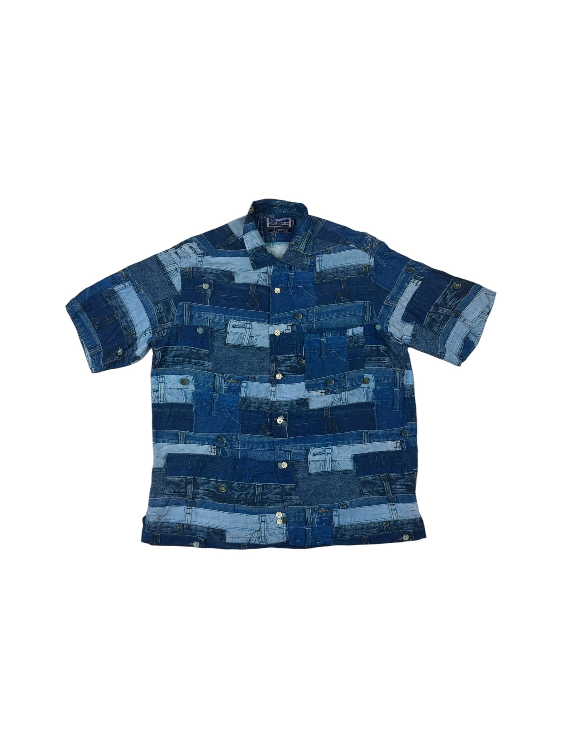 Nigel Cabourn 90s Patchwork Print Shirt