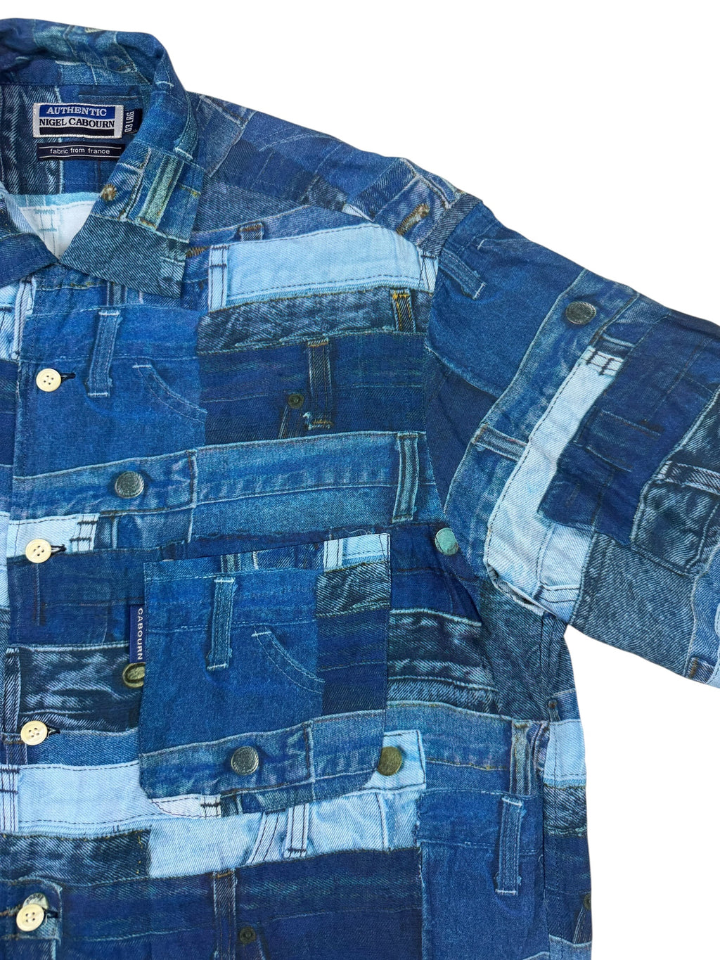 Nigel Cabourn 90s Patchwork Print Shirt