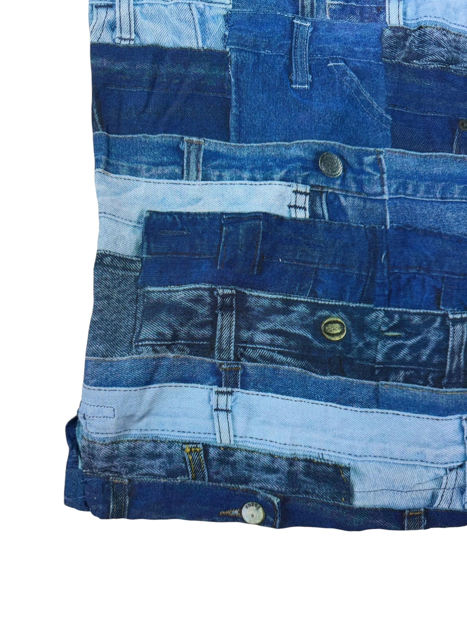 Nigel Cabourn 90s Patchwork Print Shirt