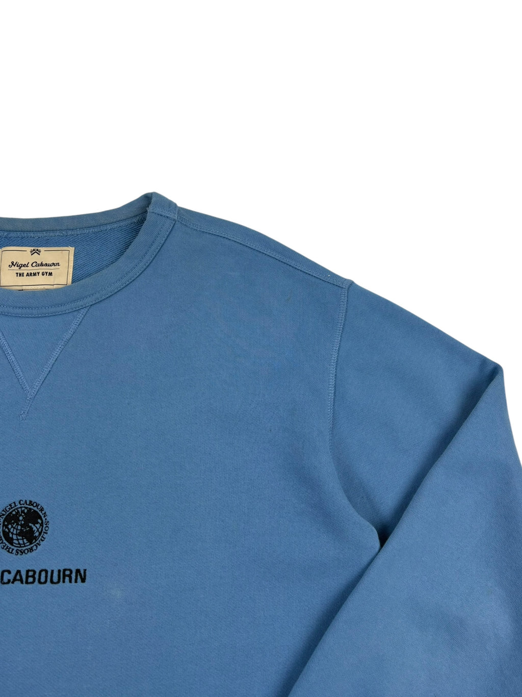 Nigel Cabourn Embroidered Globe Sweater