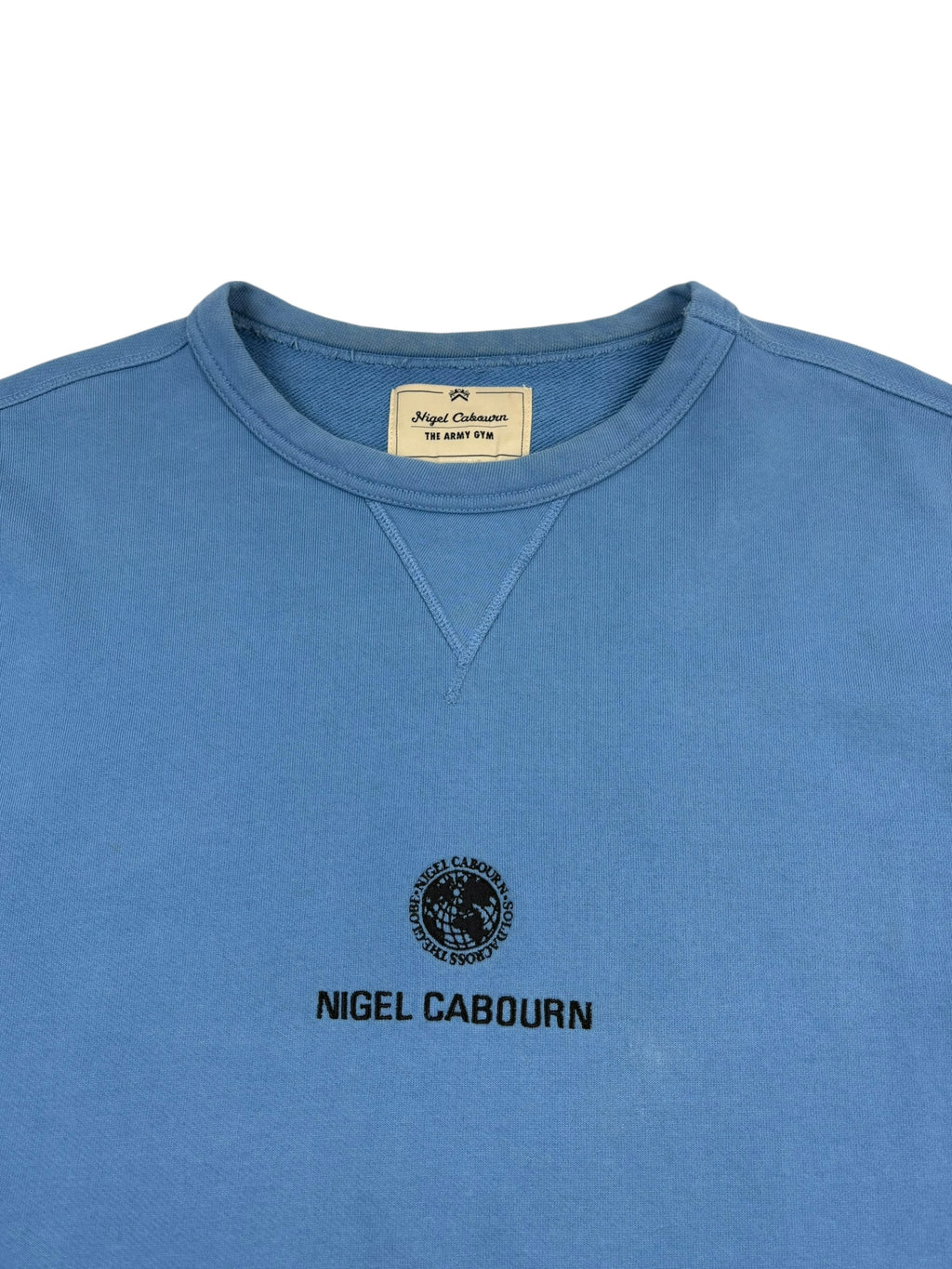 Nigel Cabourn Embroidered Globe Sweater