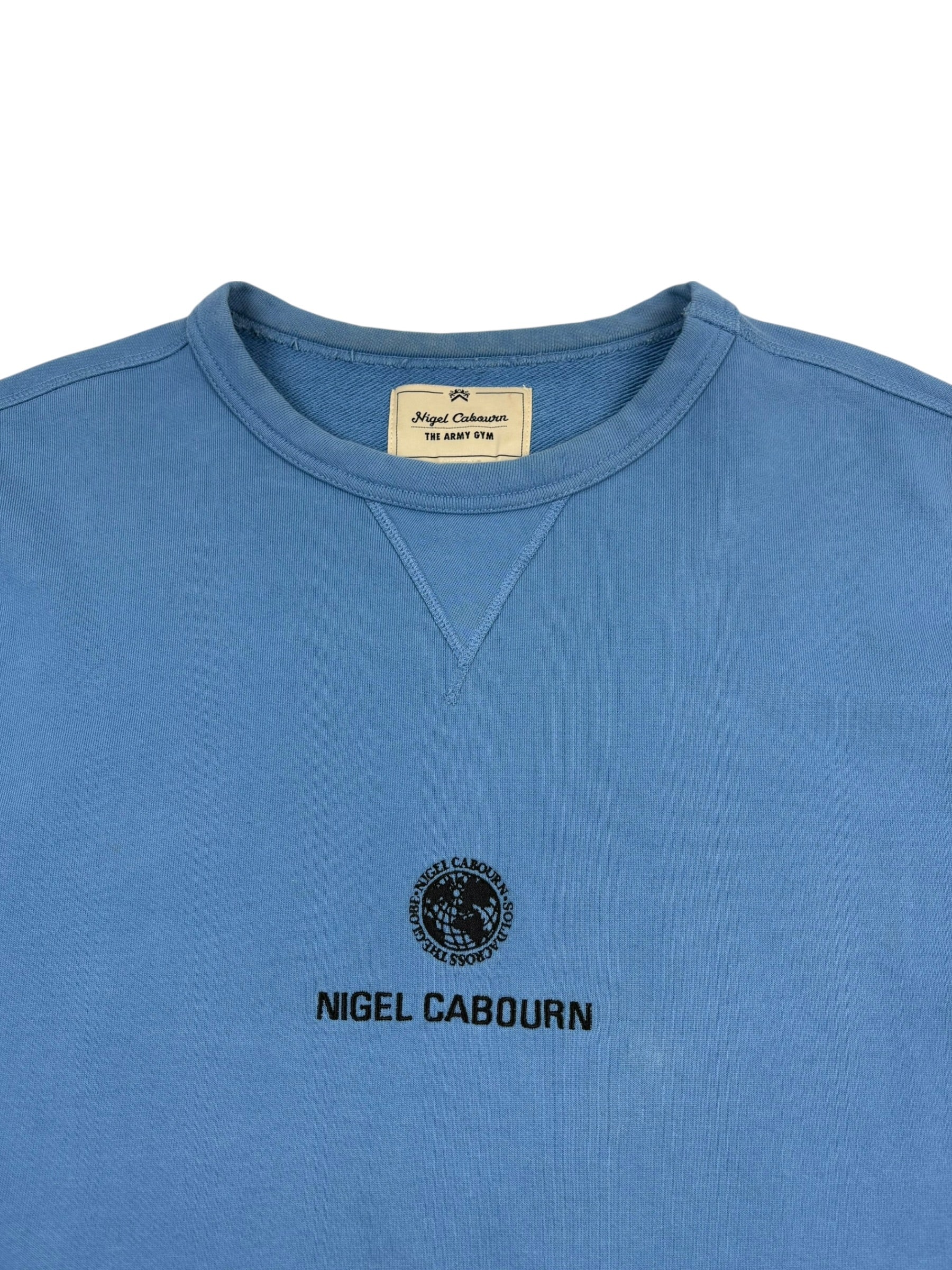 Nigel Cabourn Embroidered Globe Sweater
