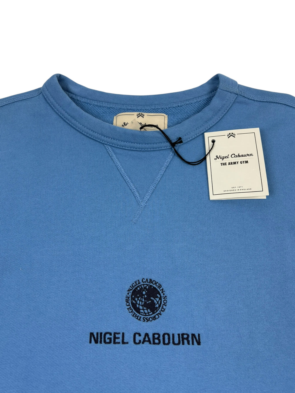 Nigel Cabourn Embroidered Globe Sweater