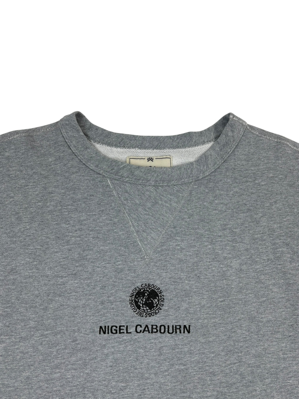 Nigel Cabourn Embroidered Globe Sweater