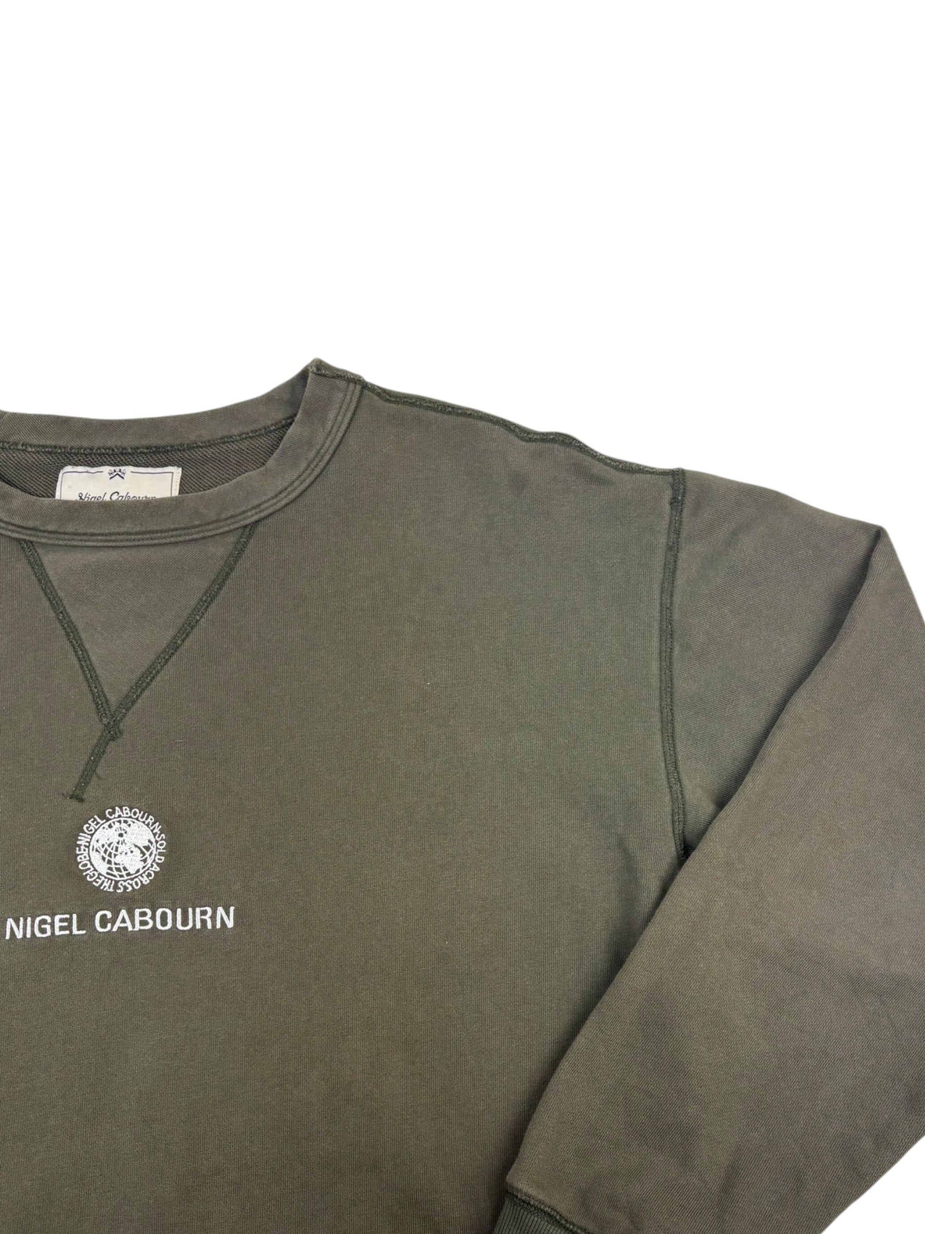 Nigel Cabourn Embroidered Globe Sweater