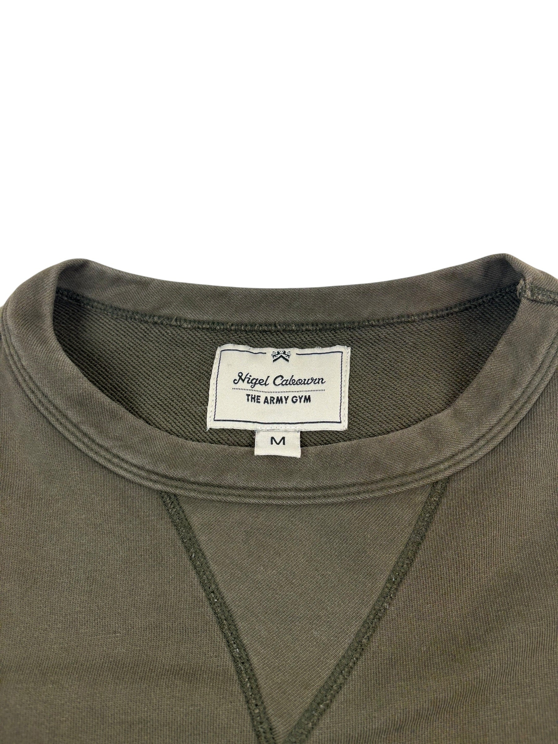 Nigel Cabourn Embroidered Globe Sweater