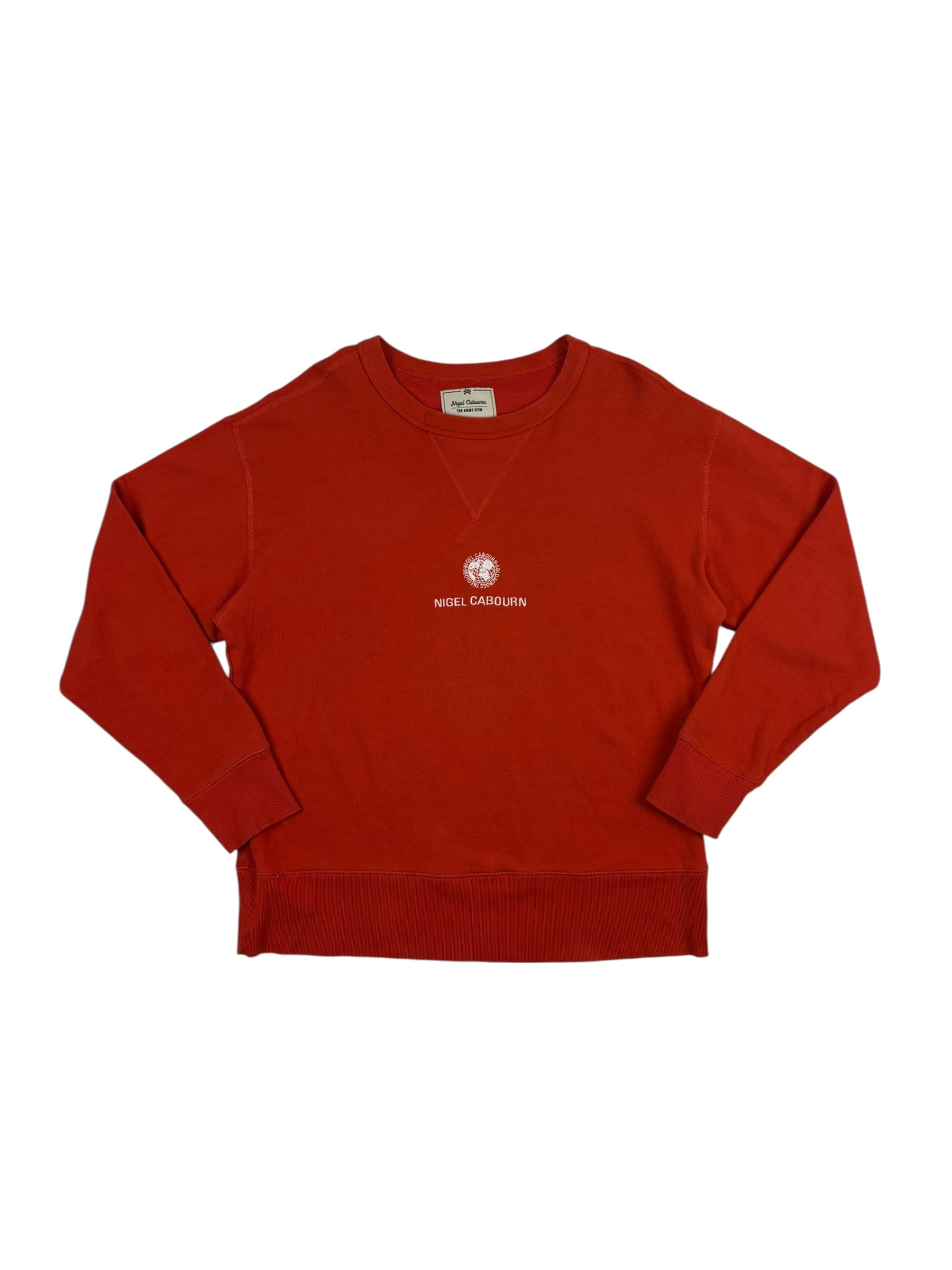 Nigel Cabourn Embroidered Globe Sweater