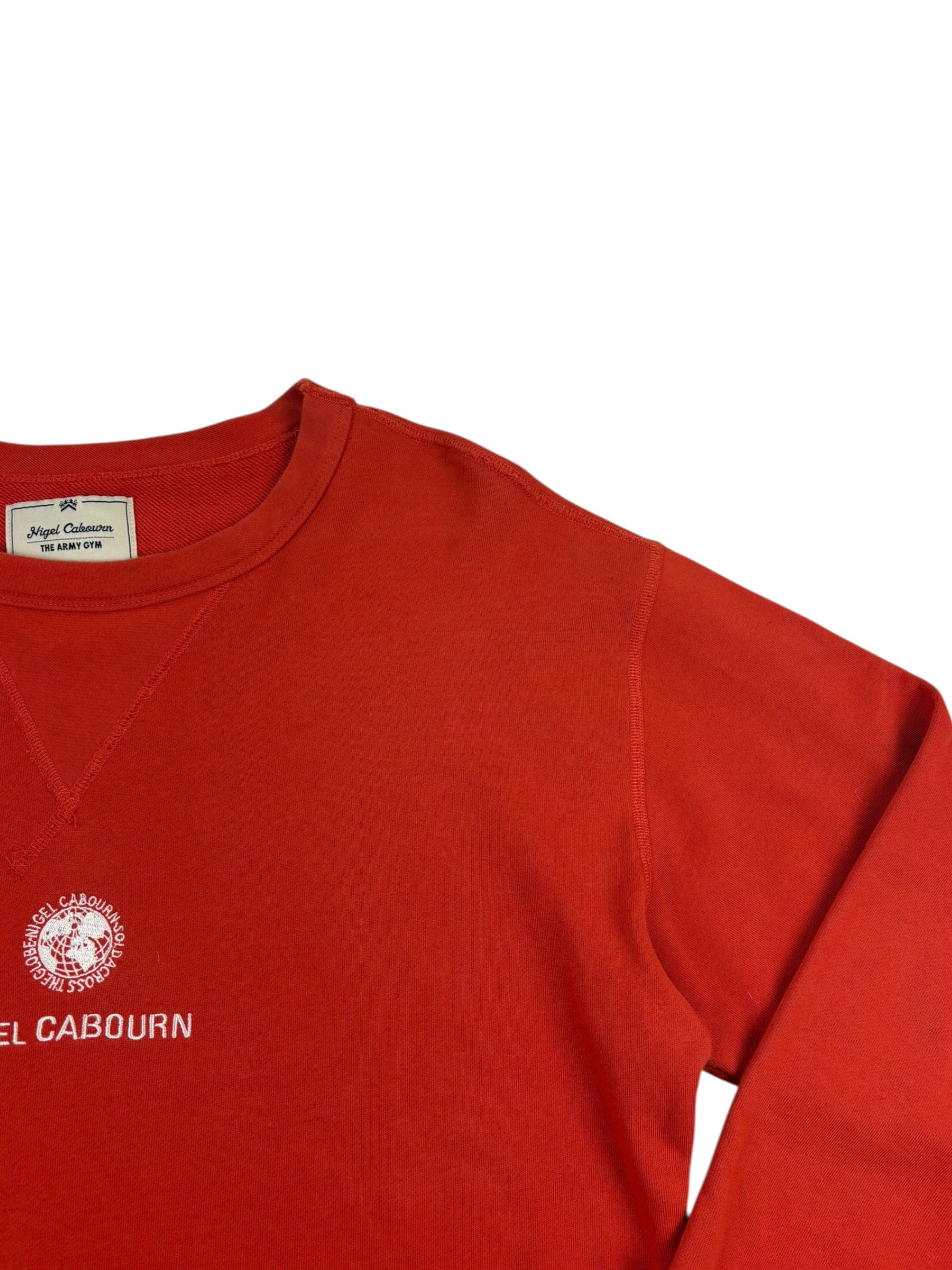 Nigel Cabourn Embroidered Globe Sweater