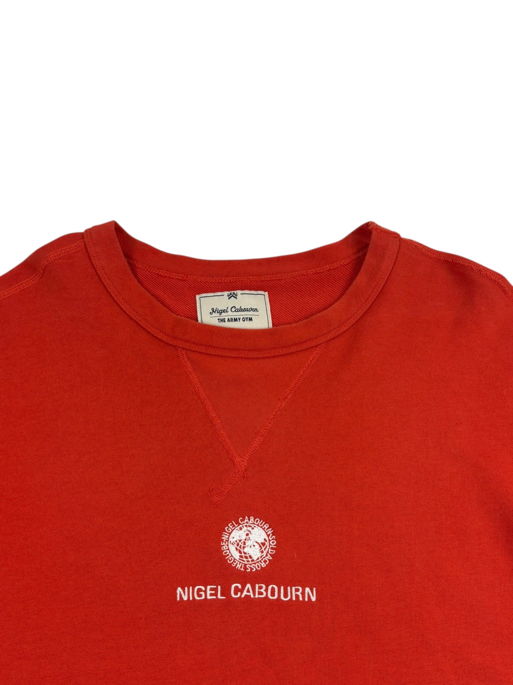 Nigel Cabourn Embroidered Globe Sweater