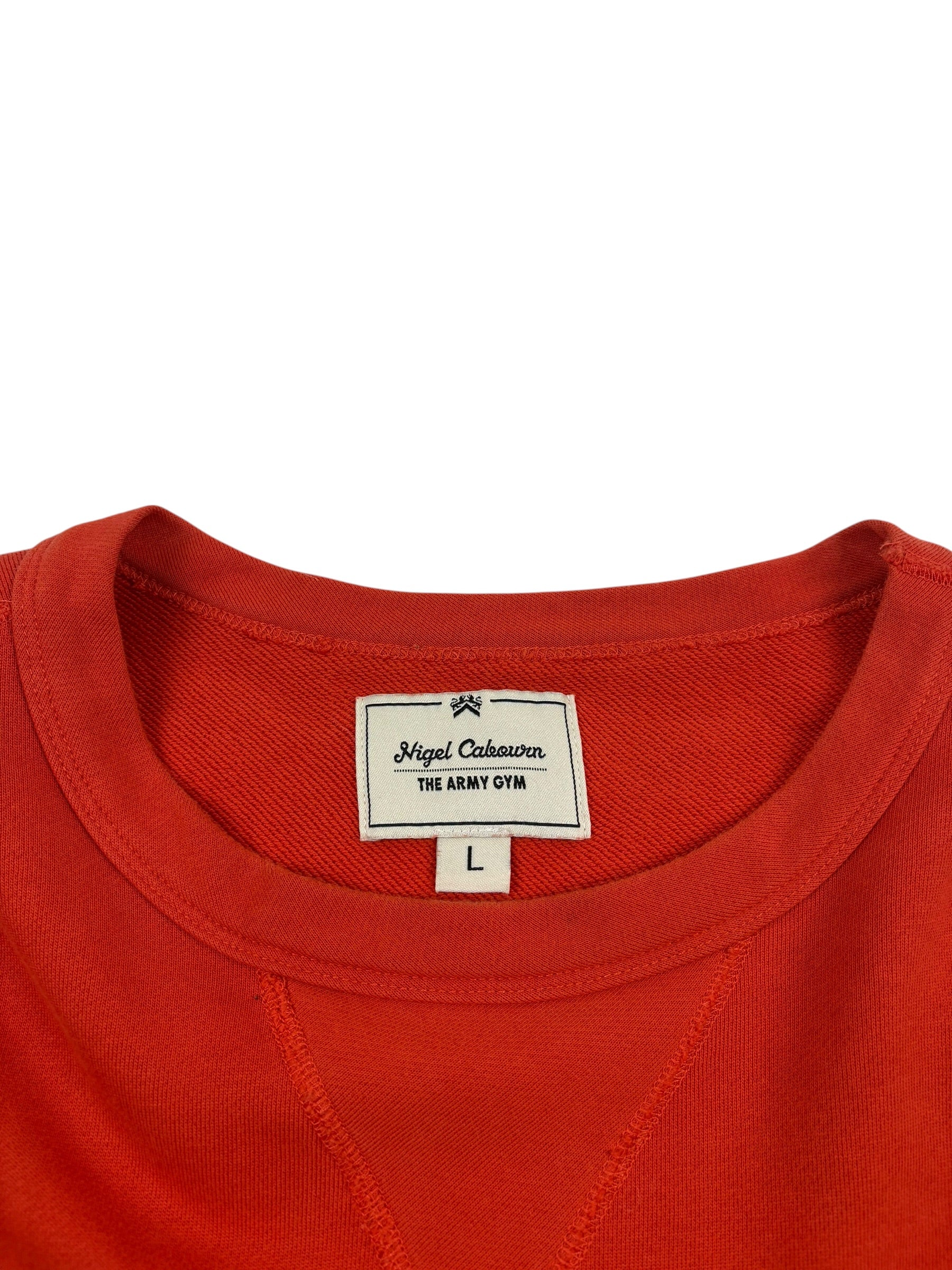 Nigel Cabourn Embroidered Globe Sweater