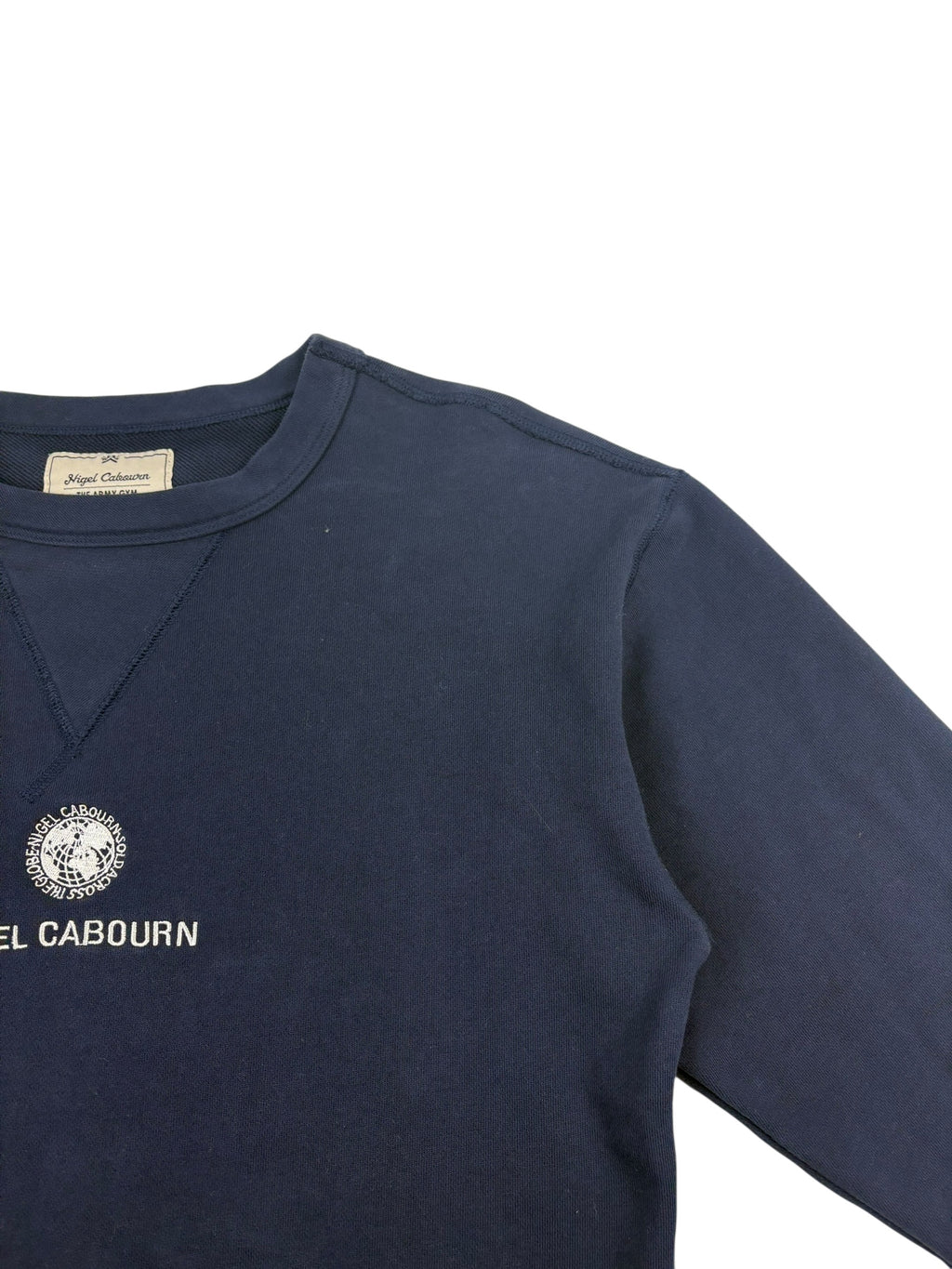 Nigel Cabourn Embroidered Globe Sweater