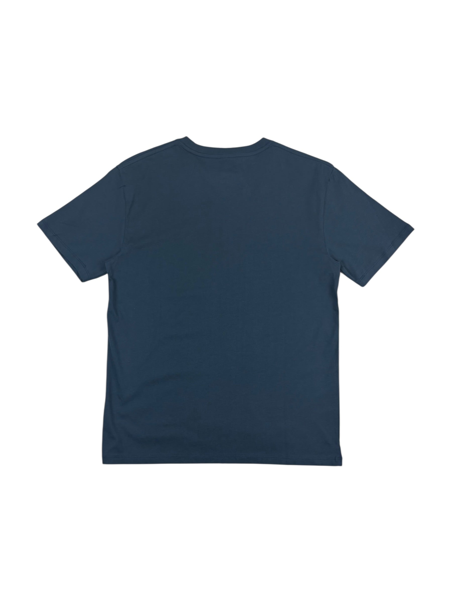 Nigel Cabourn Army Gym Print T-Shirt Denim Blue