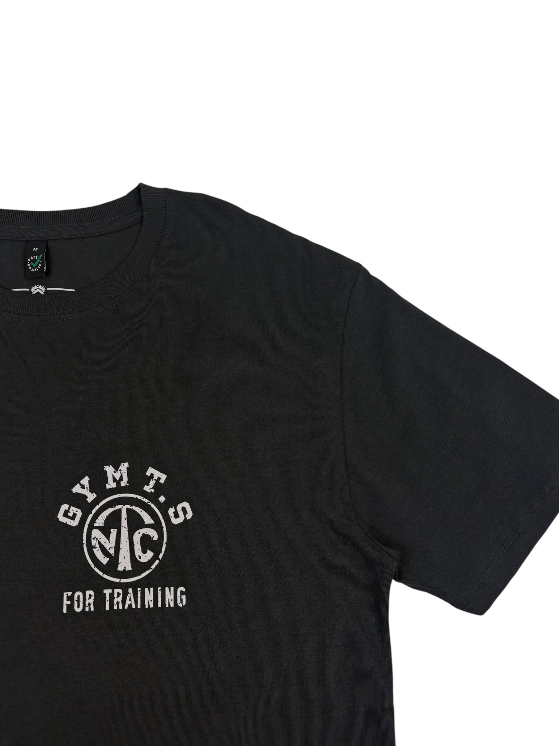 Nigel Cabourn Army Gym Print T-Shirt Faded Black