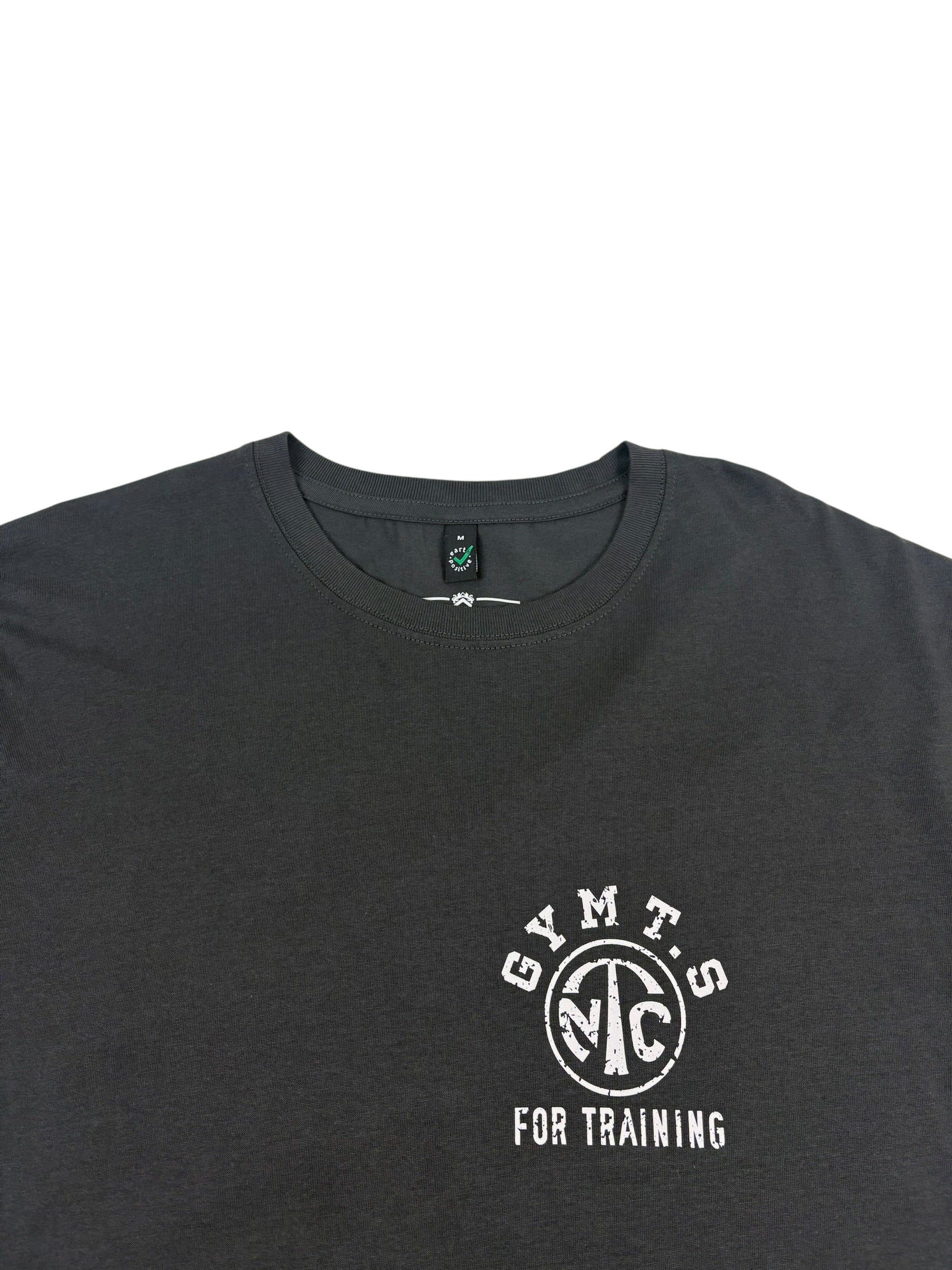 Nigel Cabourn Army Gym Print T-Shirt Faded Black