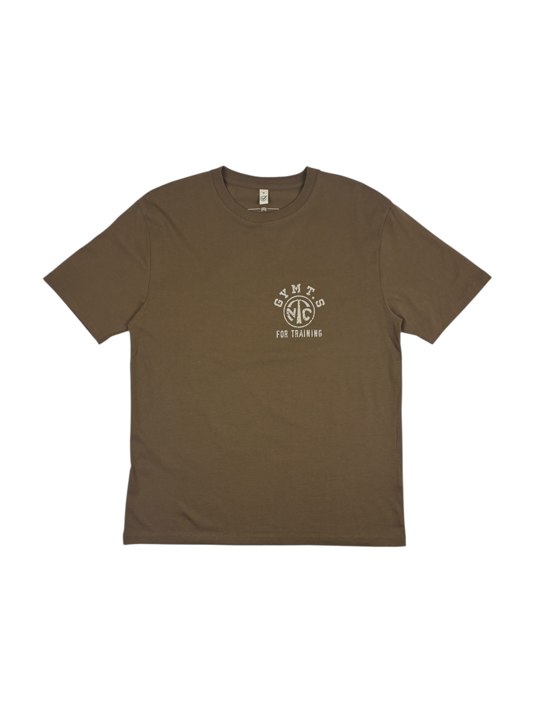 Nigel Cabourn Army Gym Print T-Shirt Faded Brown