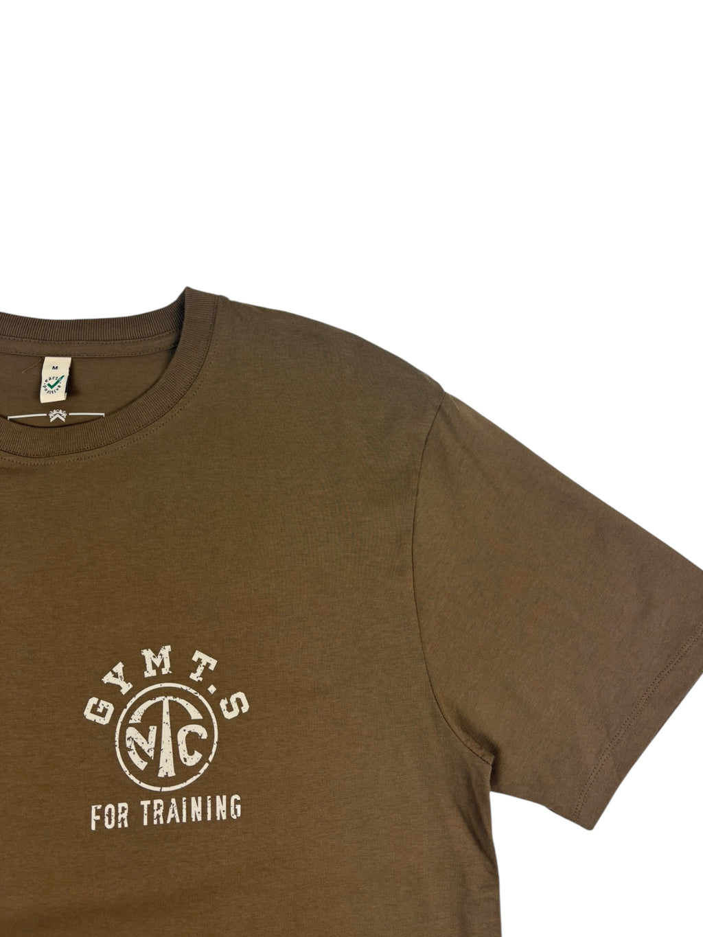 Nigel Cabourn Army Gym Print T-Shirt Faded Brown