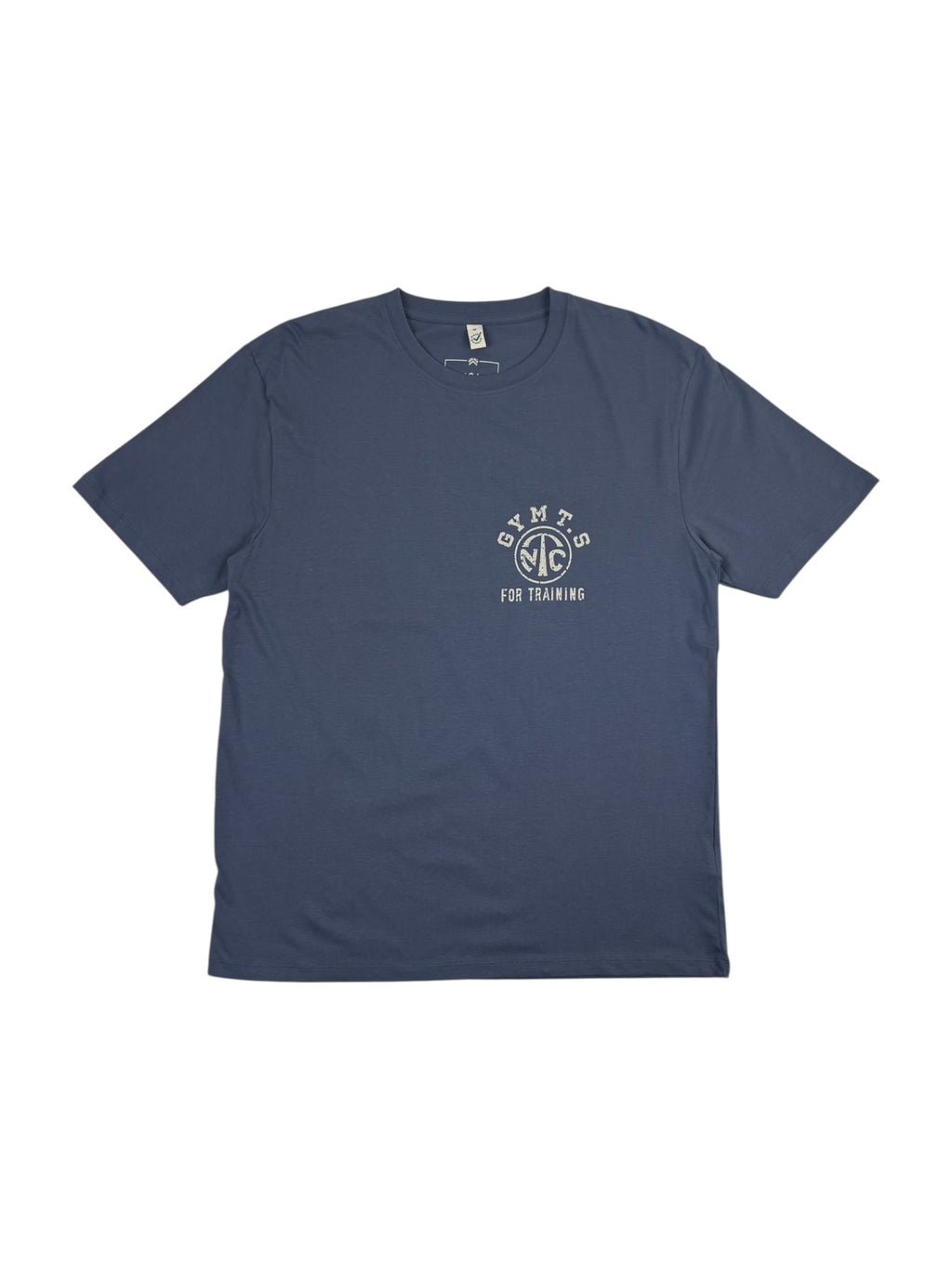 Nigel Cabourn Army Gym Printed T-Shirt Faded Navy