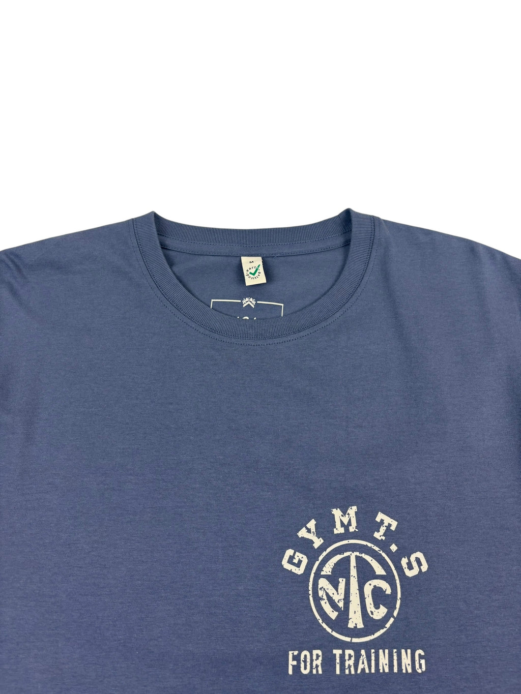 Nigel Cabourn Army Gym Printed T-Shirt Faded Navy