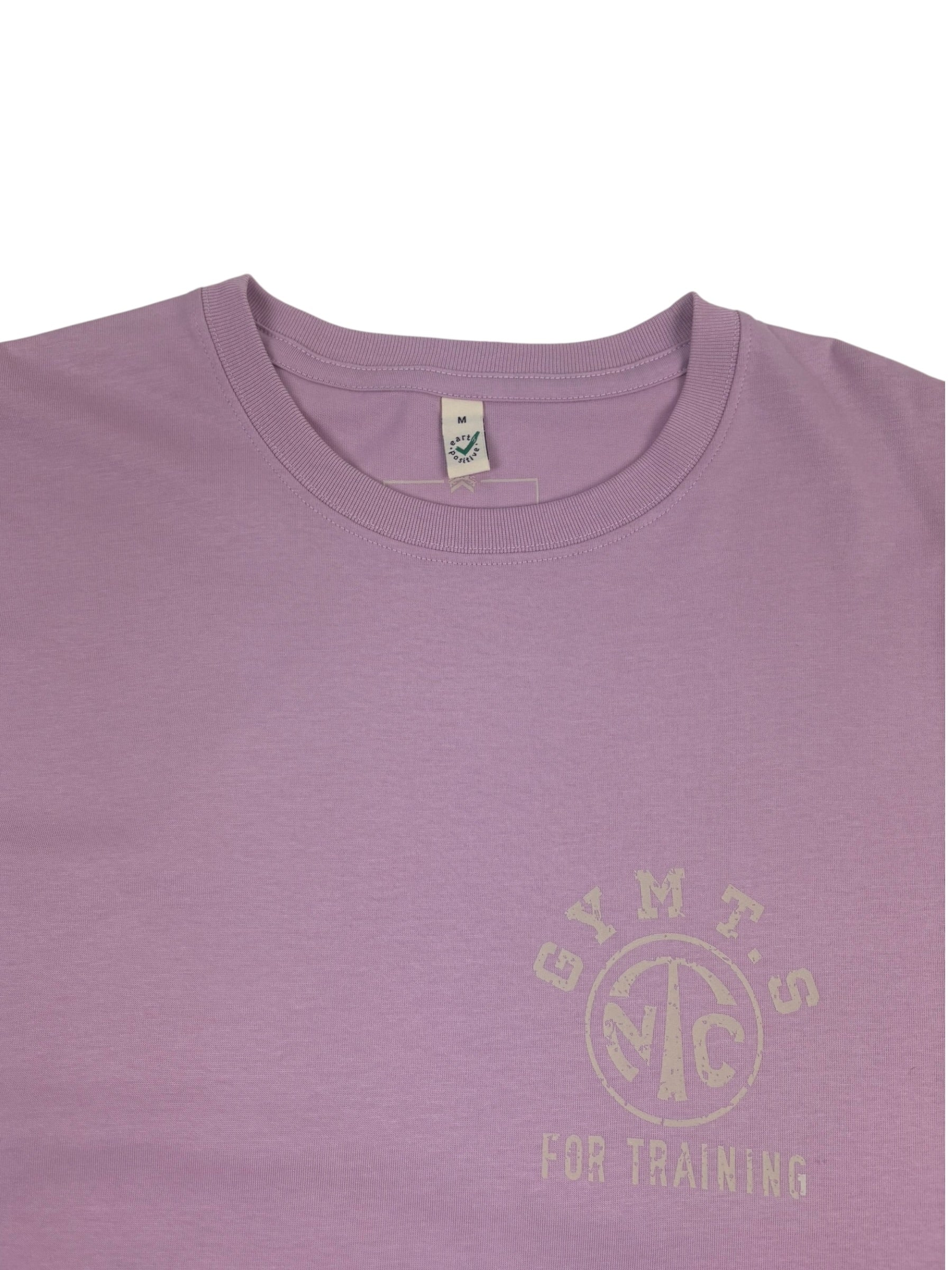 Nigel Cabourn Army Gym Print T-Shirt Faded Pink