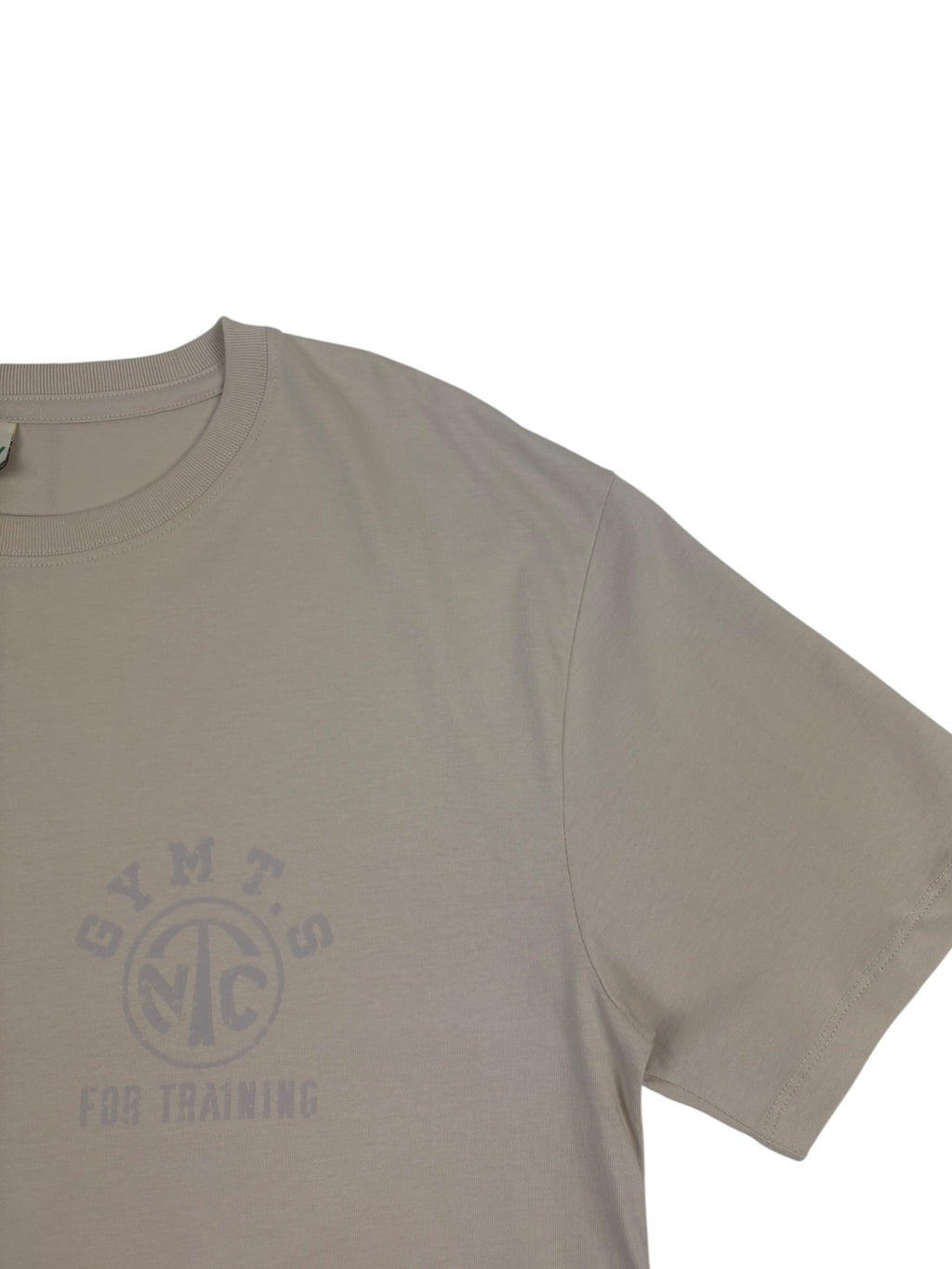 Nigel Cabourn Army Gym Print T-Shirt Light Beige