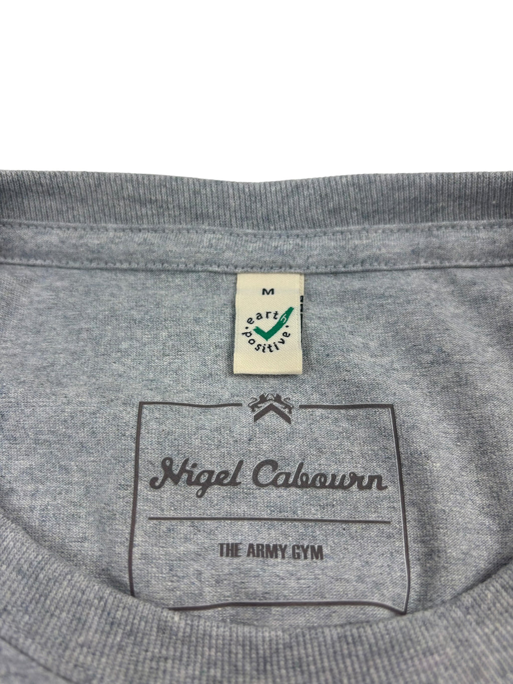 Nigel Cabourn Army Gym Print T-Shirt Grey