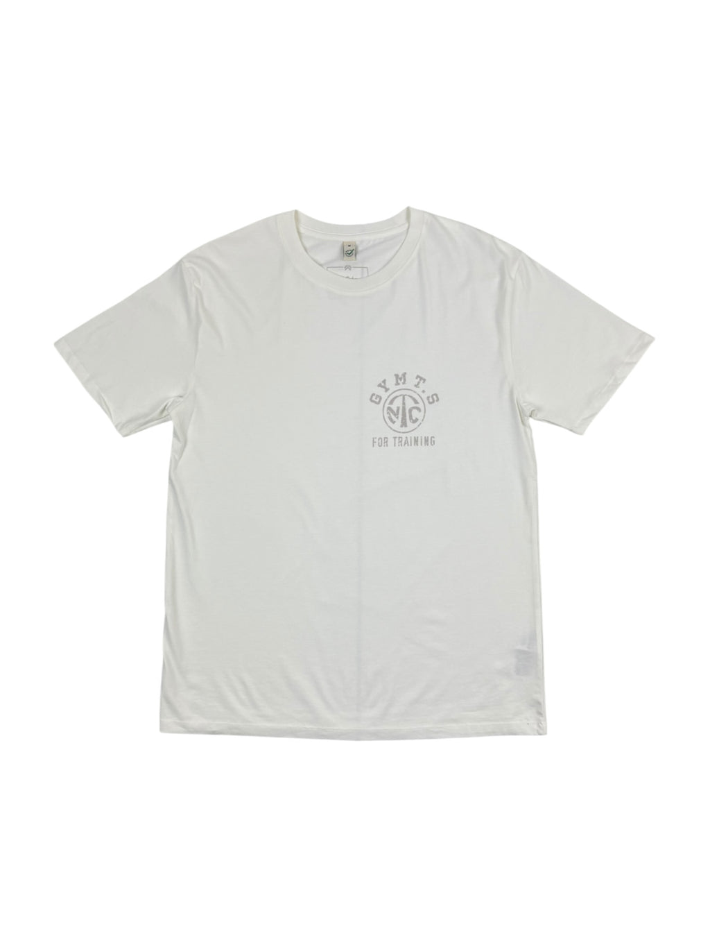 Nigel Cabourn Army Gym Print T-Shirt Faded White